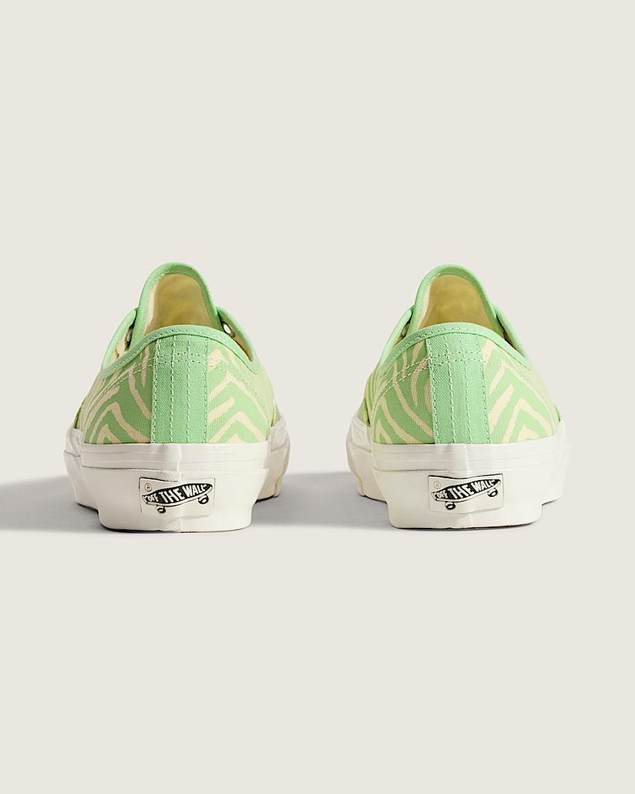 Premium Authentic Shoe in Zebra Pistachio Green| Vans US Product Image