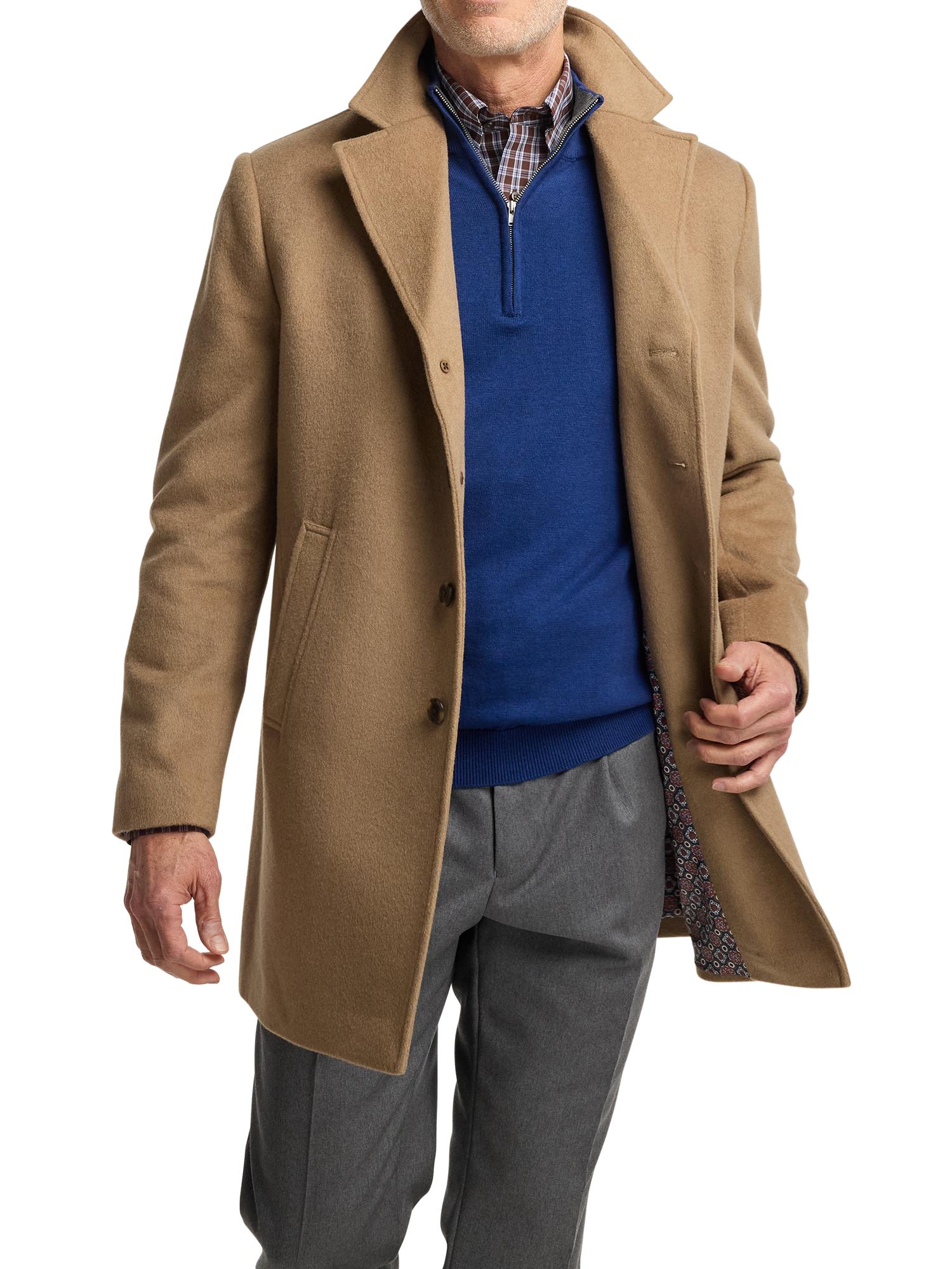Wool Blend Topcoat - Camel Product Image
