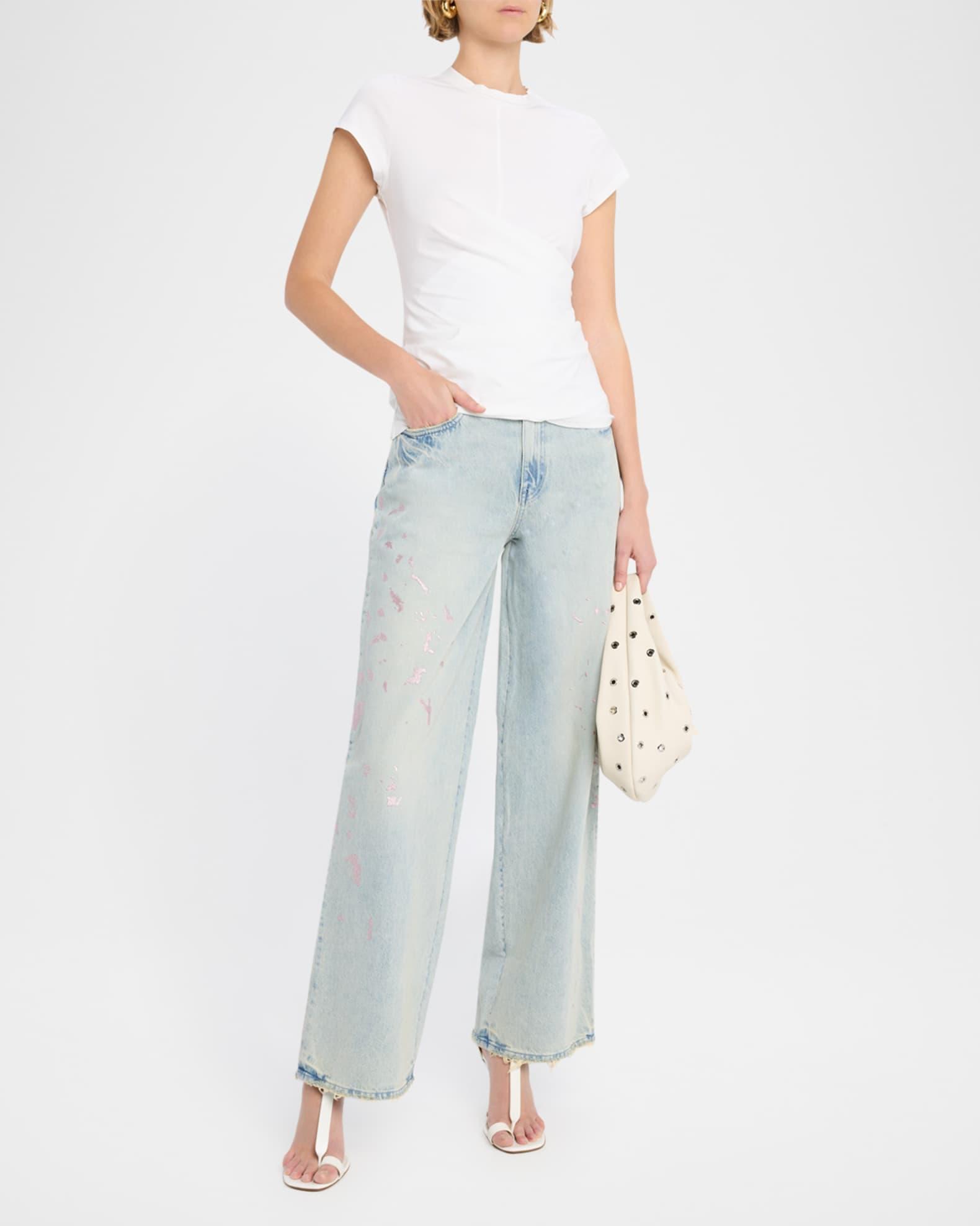 Draped Short-Sleeve Tee Product Image