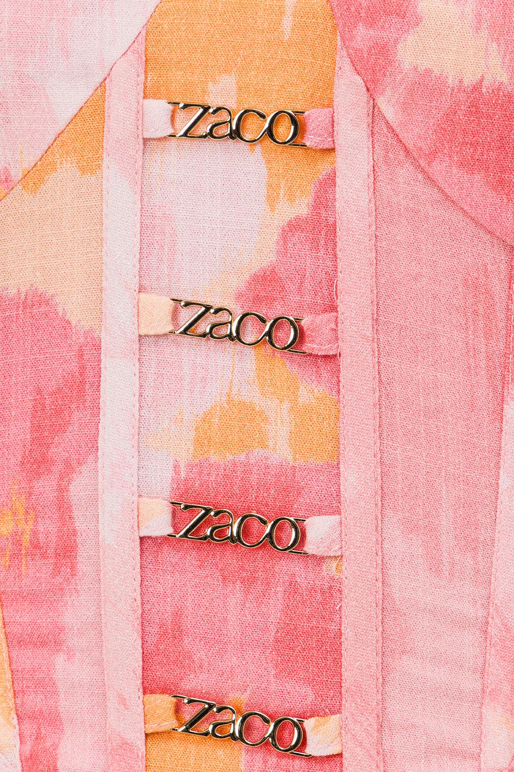 Serralina Top - Pink Gerbera Product Image