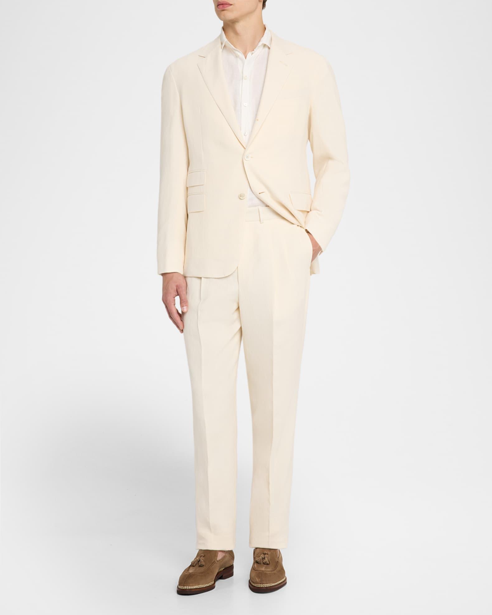 Men's Linen Cavendish Single-Breasted Sport Coat Product Image