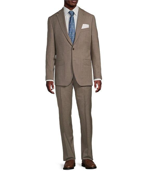 Cremieux Modern Fit Flat Front Classic Solid 2-Piece Suit Product Image