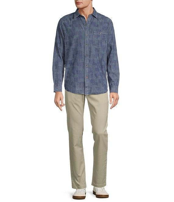 Tommy Bahama Patchwork Paradise Long Sleeve Dobby Shirt Product Image