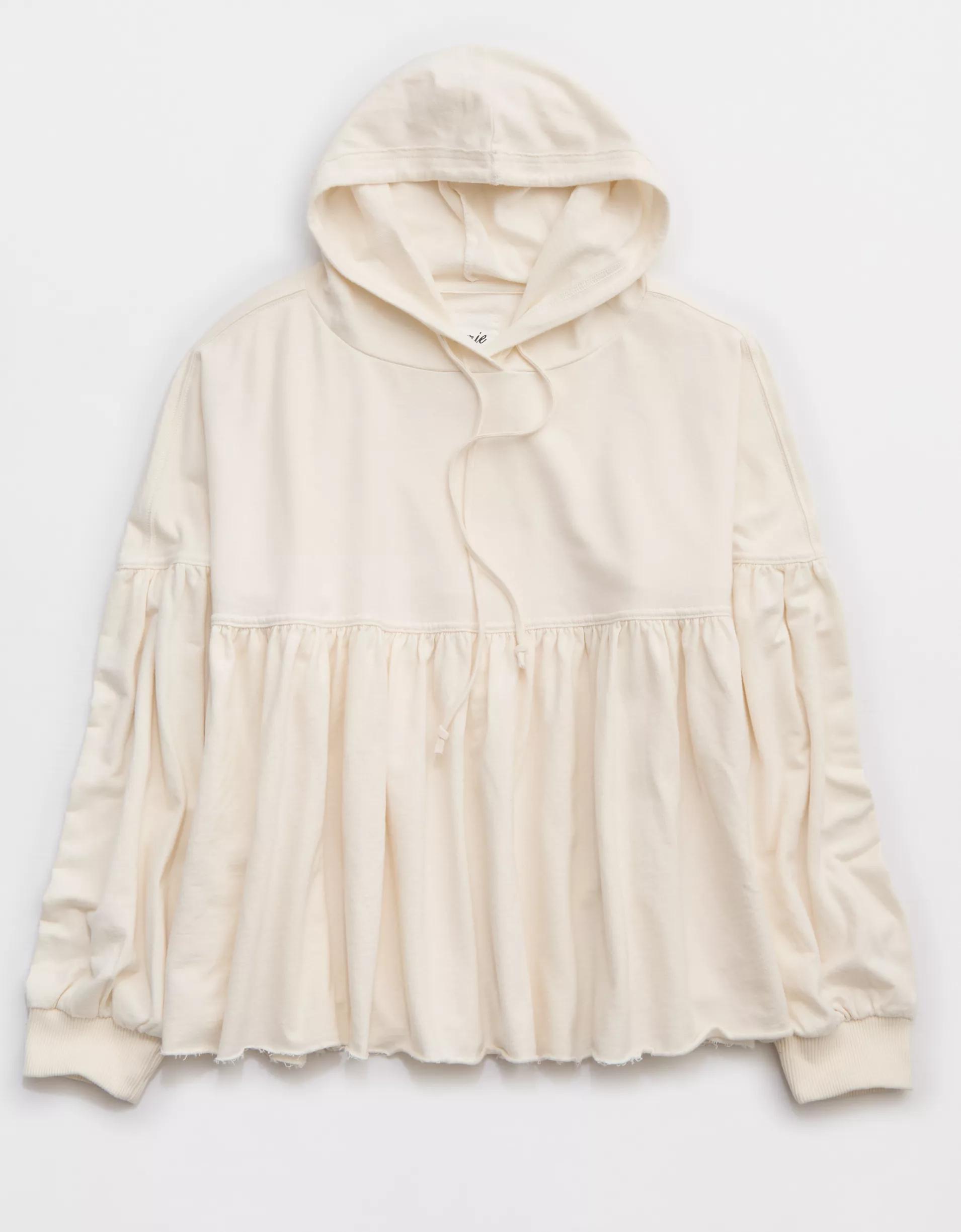 Aerie Peplum Hoodie Product Image