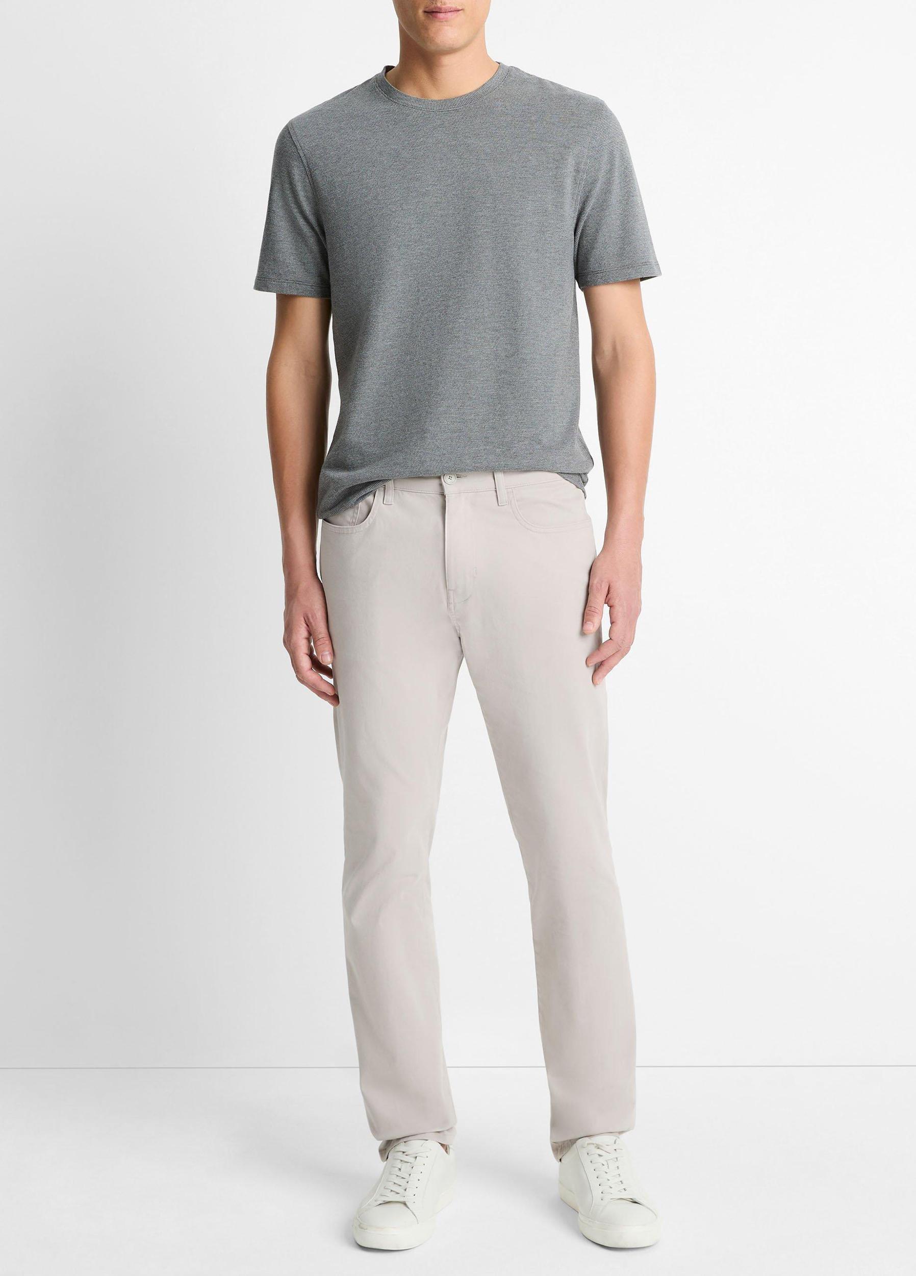 Dylan Slim 5-Pocket Peached Stretch-Cotton Pant Product Image