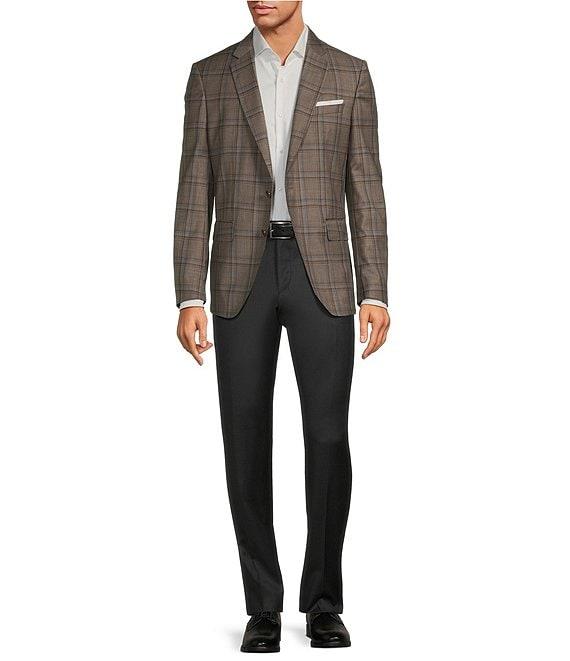 Hugo Boss Slim Fit Plain Check Printed Sport Coat Product Image
