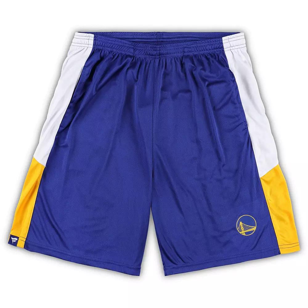 Men's Fanatics Branded Royal Golden State Warriors Big & Tall Champion Rush Practice Shorts,  Product Image