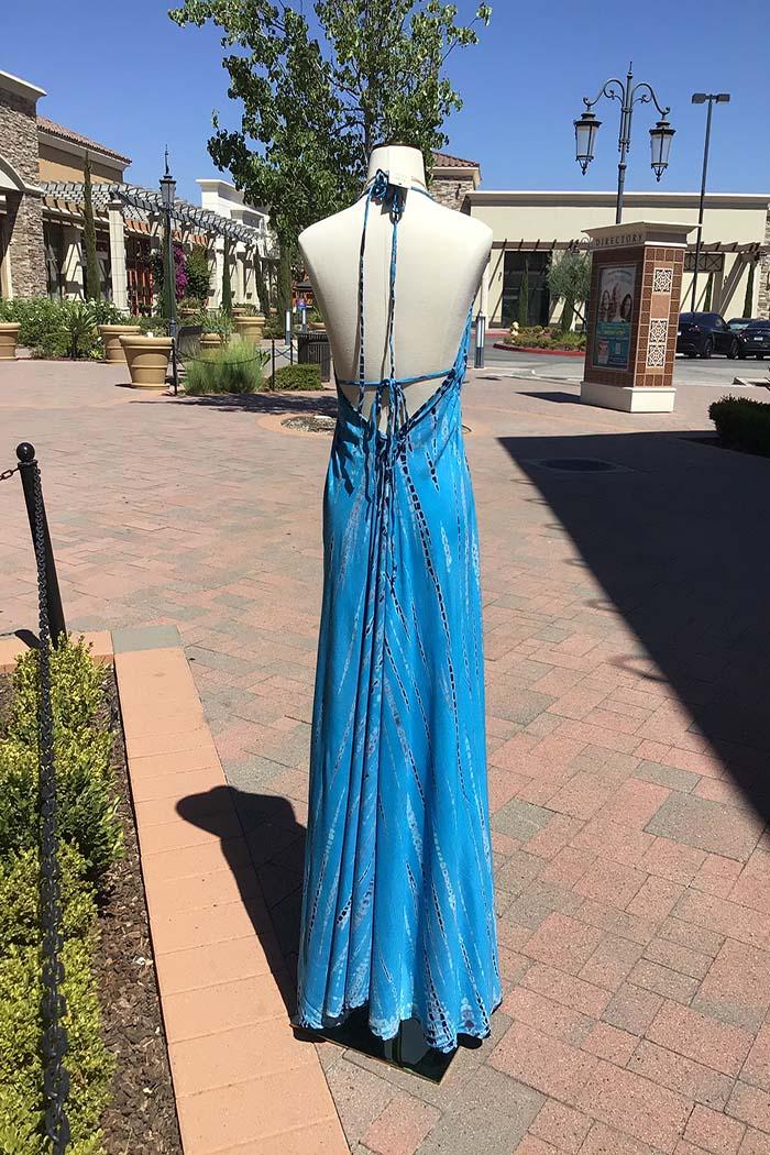 Rayon One Size Halter Dress Product Image