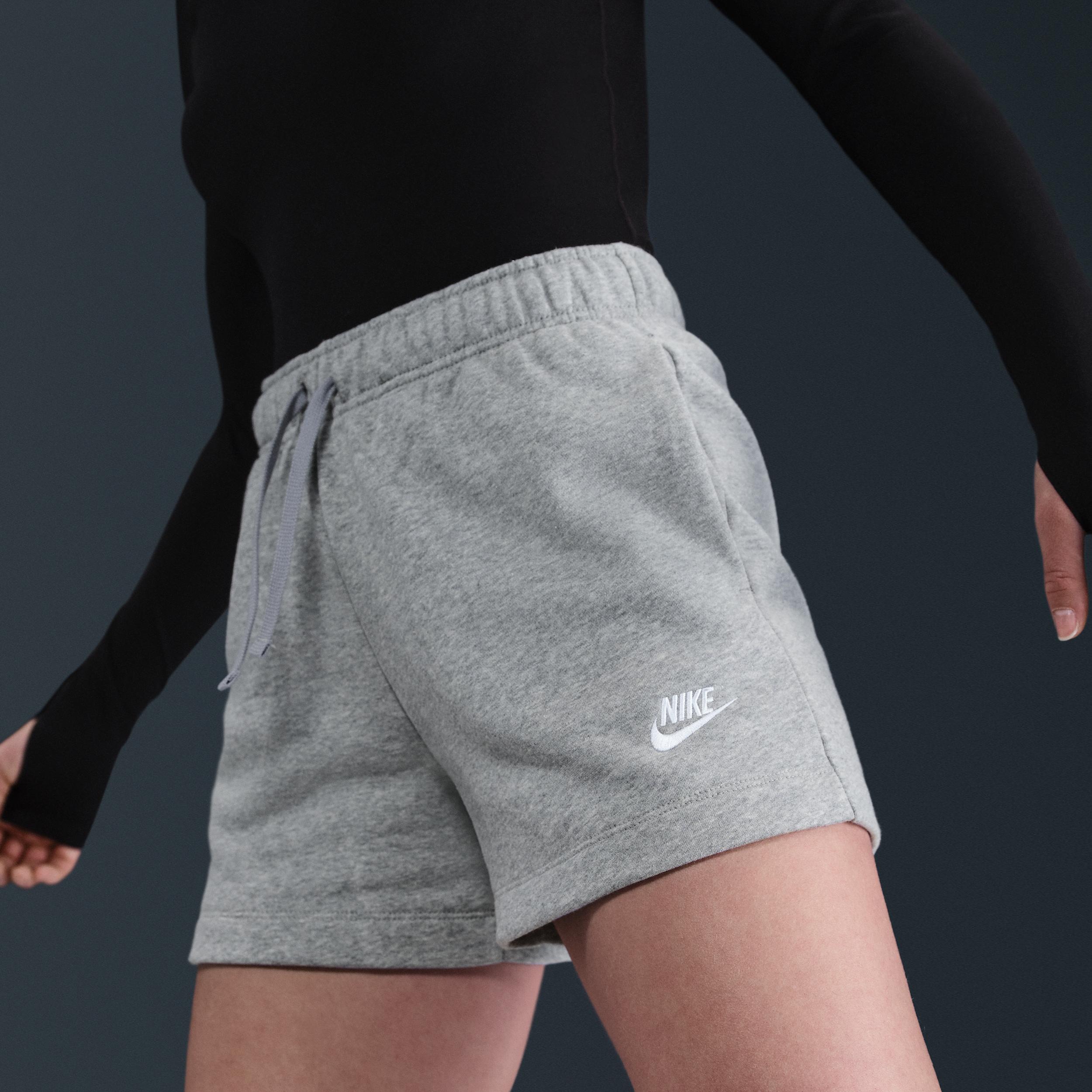 Womens Nike Sportswear Club Fleece Mid-Rise Shorts | DQ5802-063 Product Image