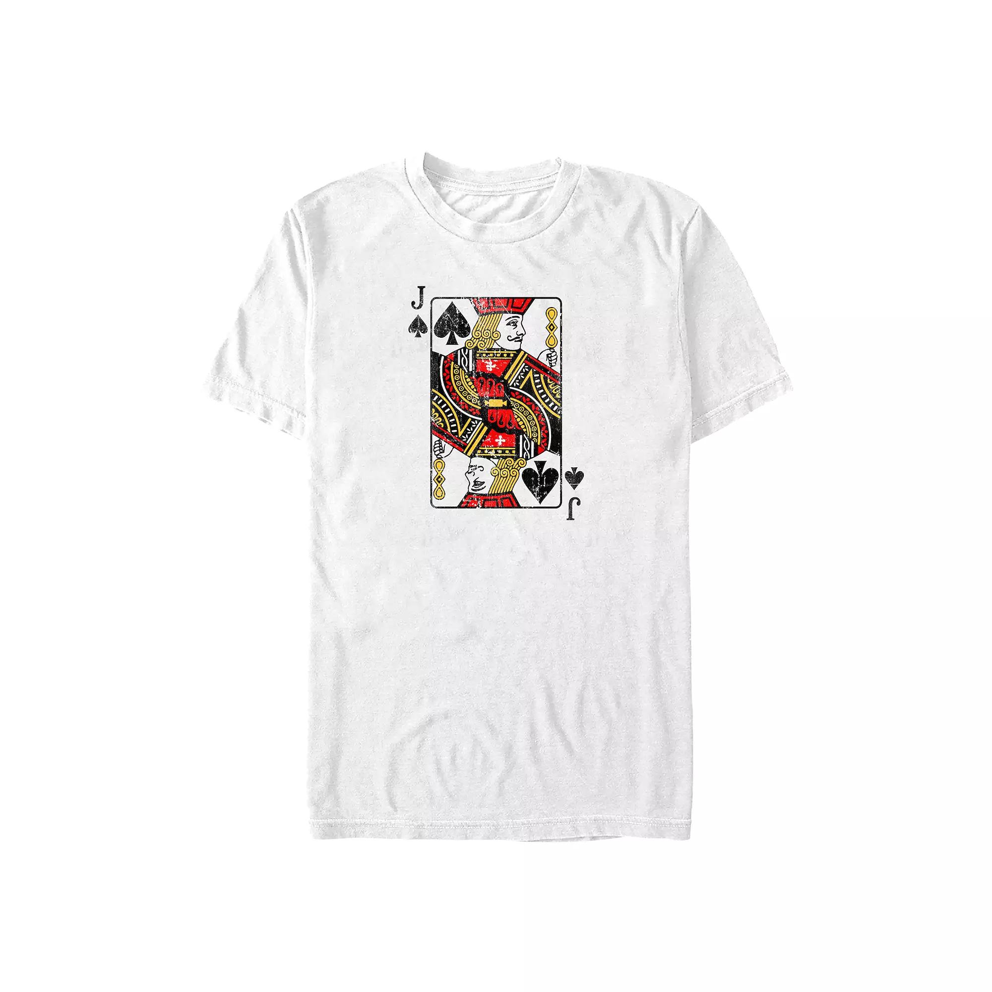 Big & Tall Jack Of Spades Card Graphic Tee, Men's,  Product Image