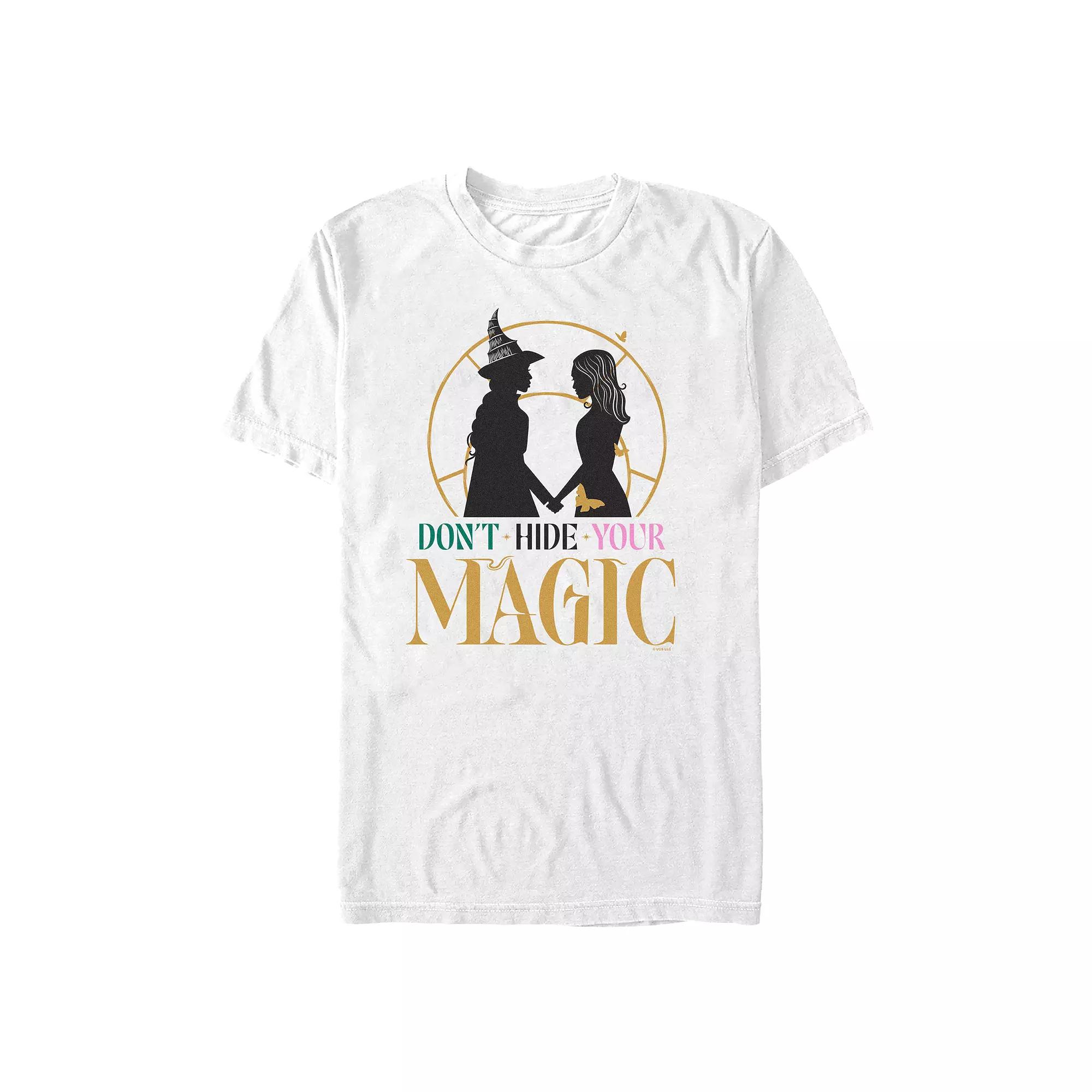 Men's Wicked Don't Hide Your Magic Graphic Tee, Size: XS, White Product Image