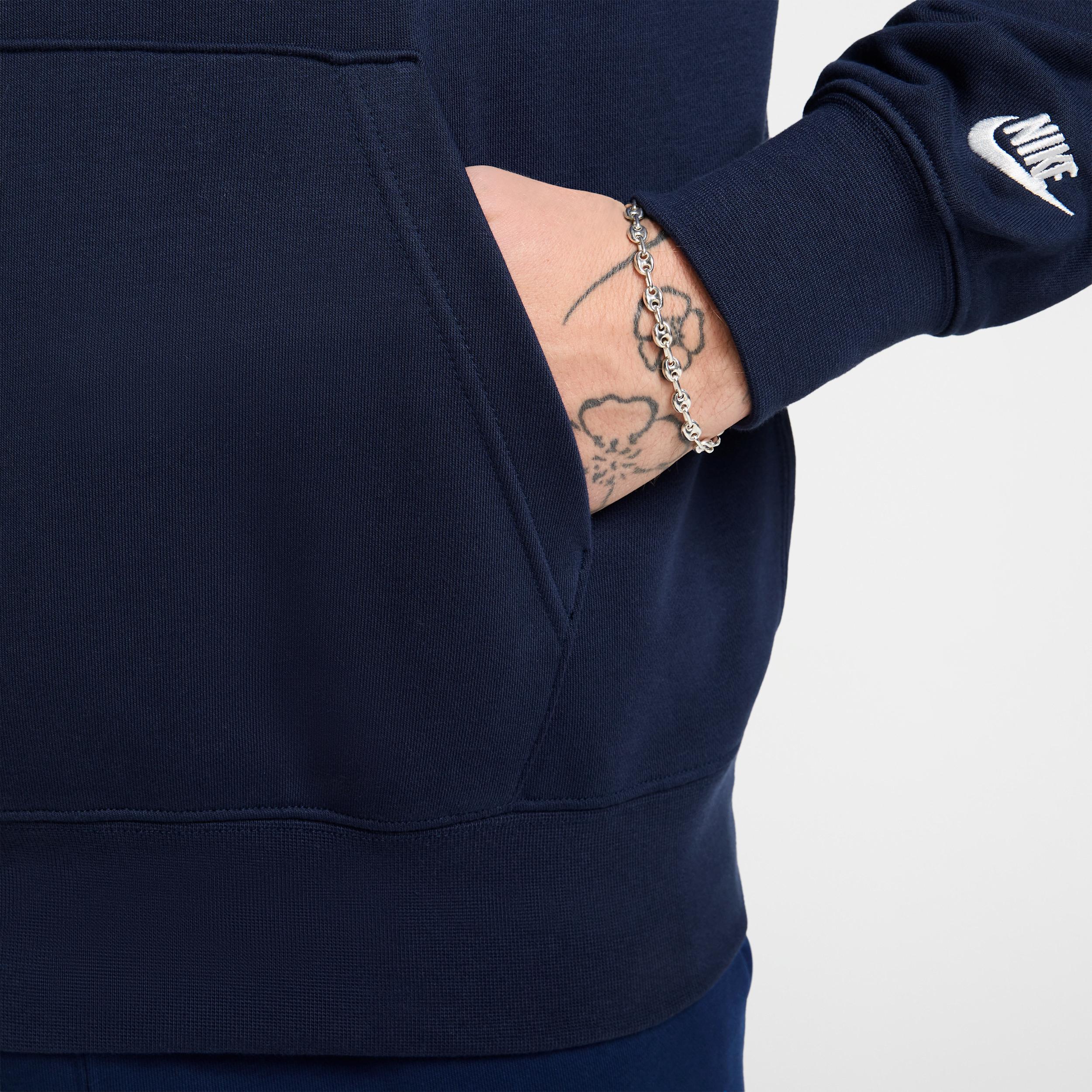 Nike Mens Club French Terry Hoodie | HJ2177-010 Product Image