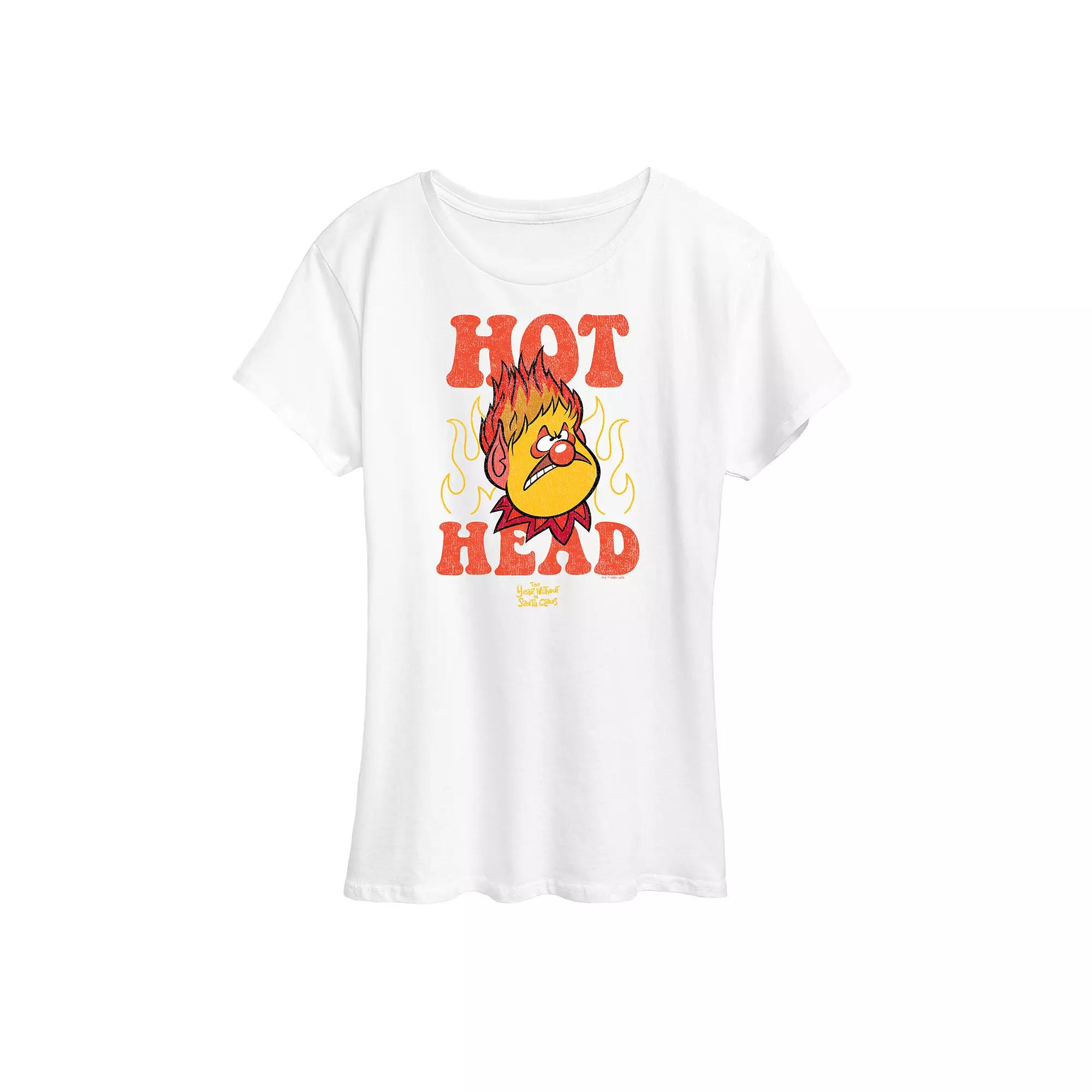 Women's The Year Without Santa Claus Heat Miser Hot Head Graphic Tee, Girl's,  Product Image