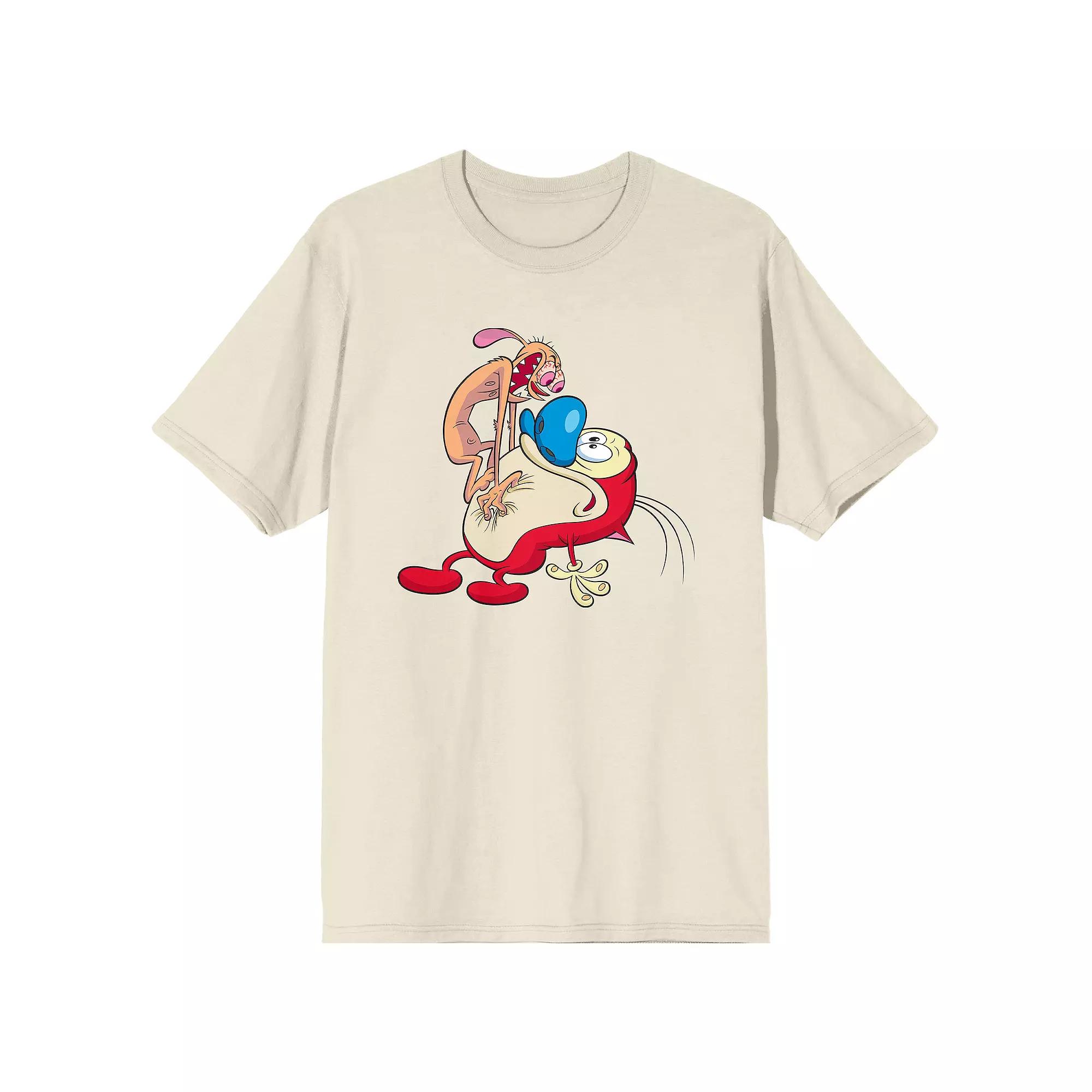 Men's Ren & Stimpy Comical Pose Graphic Tee,  Product Image