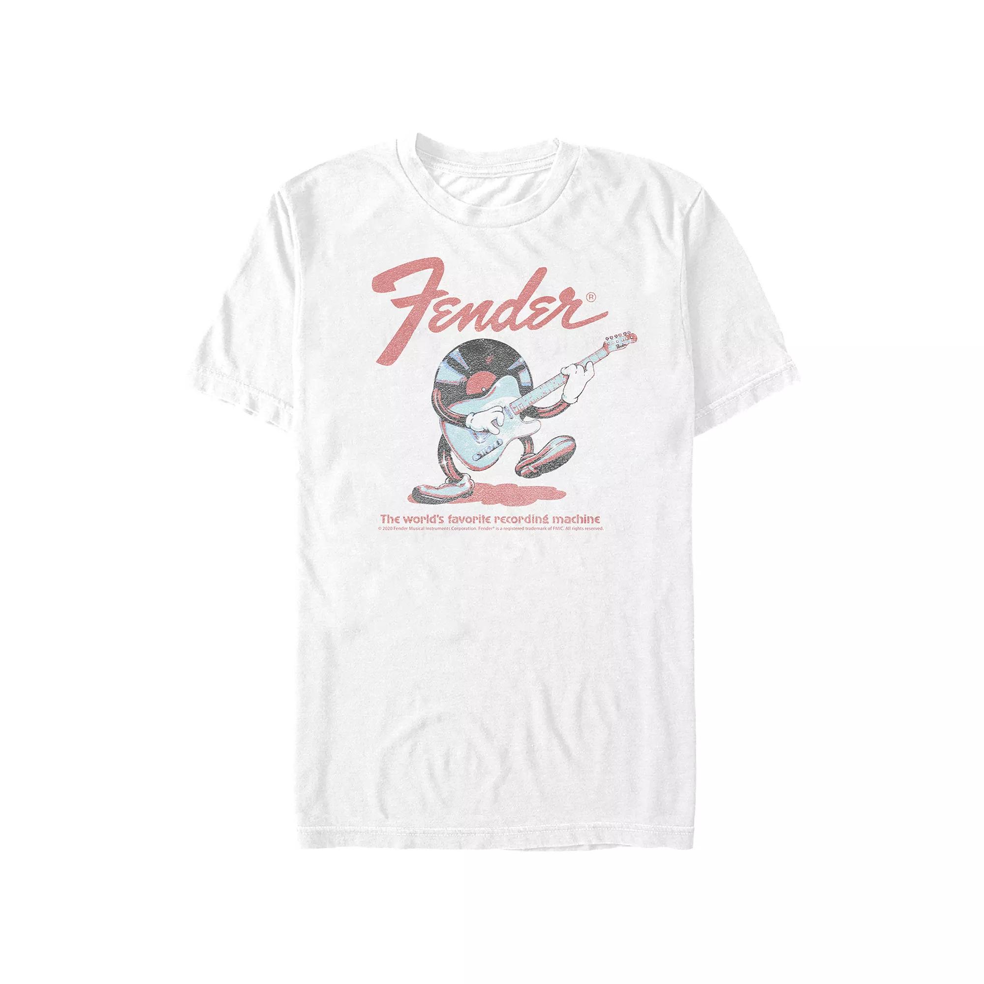 Men's Comfort Colors® Fender Record Playing Guitar Graphic Tee,  Product Image