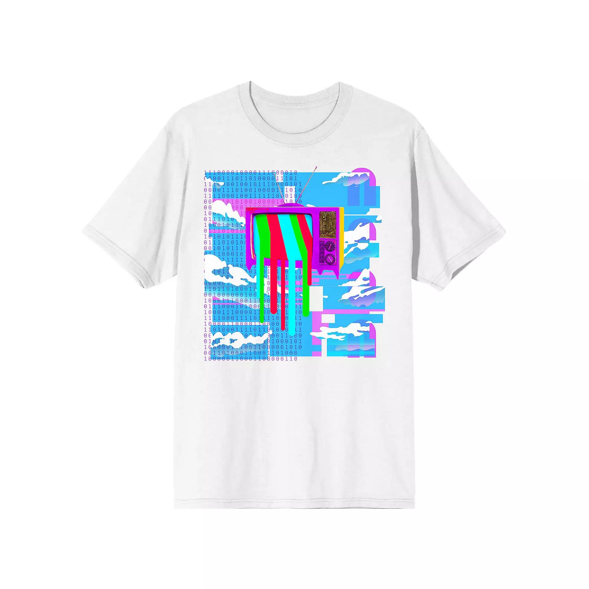 Men's K Tech Y2K TV Screen Glitch Tee,  Product Image