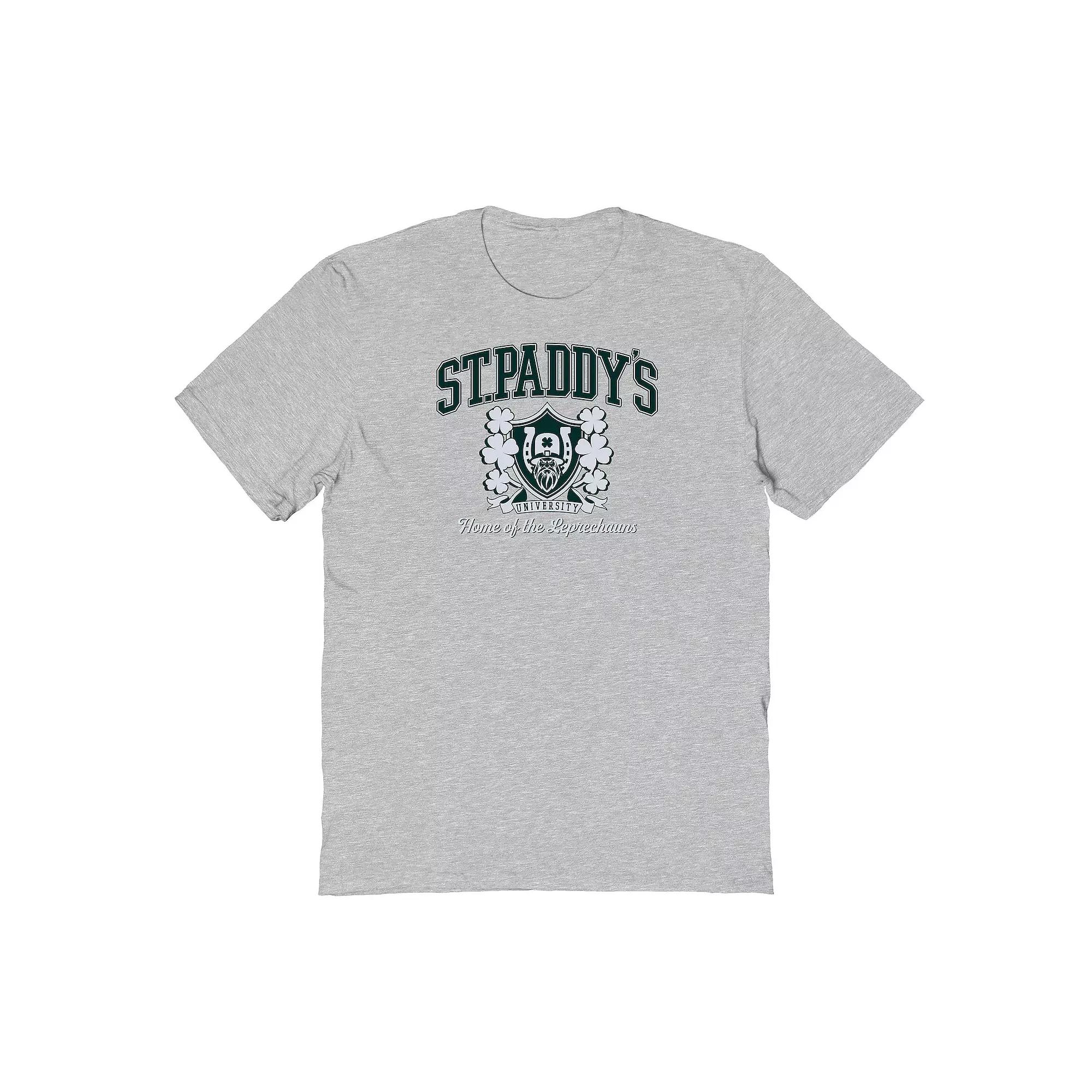 Men's St Patrick's Day St Paddys University Graphic Tee,  Product Image