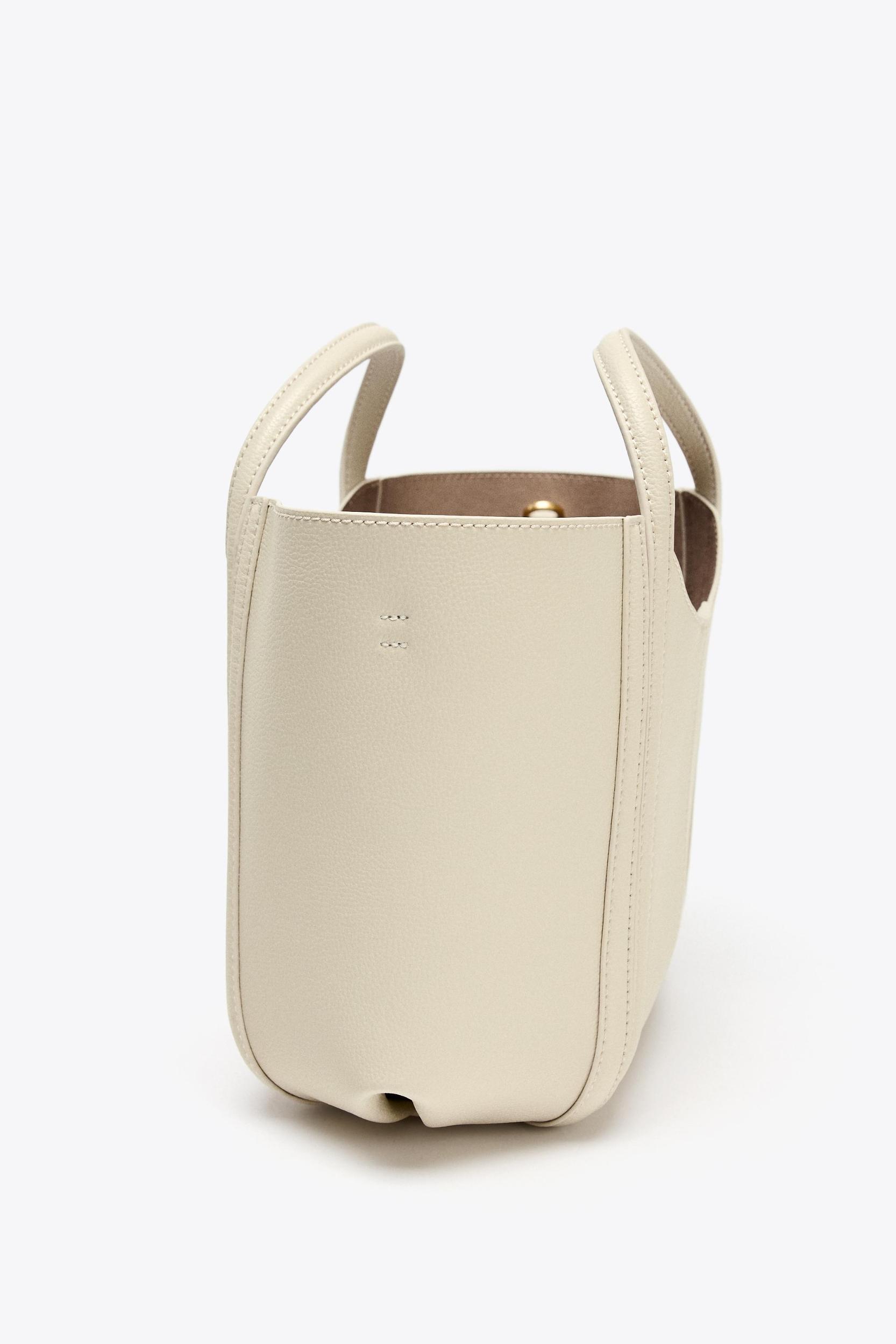 TOPSTITCHED MINI CITY BAG Product Image