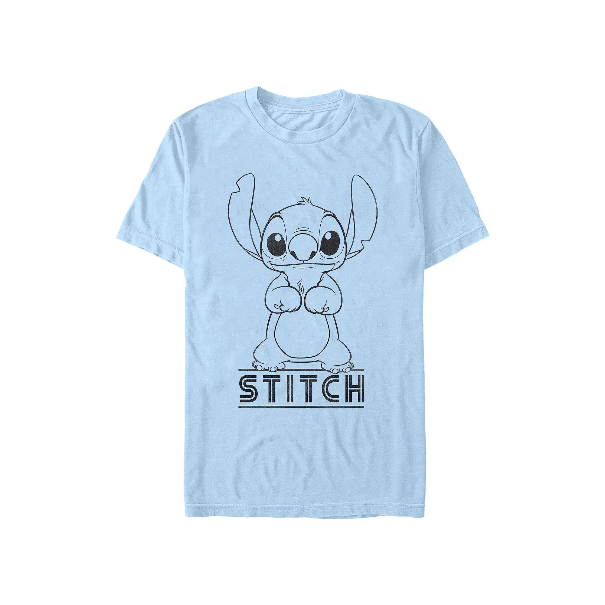 Disney's Lilo & Stitch Cute Stand Stitch Men's Graphic Tee,  Product Image