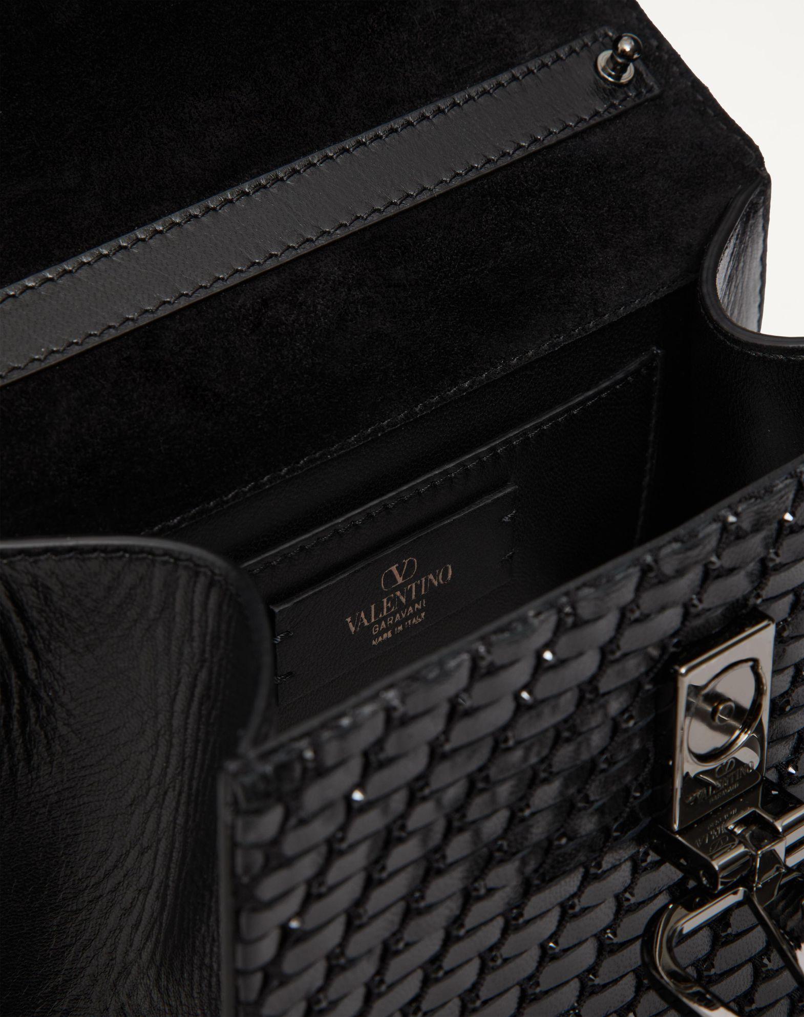 VALENTINO GARAVANI VSLING MINI WOVEN HANDBAG  Product Image