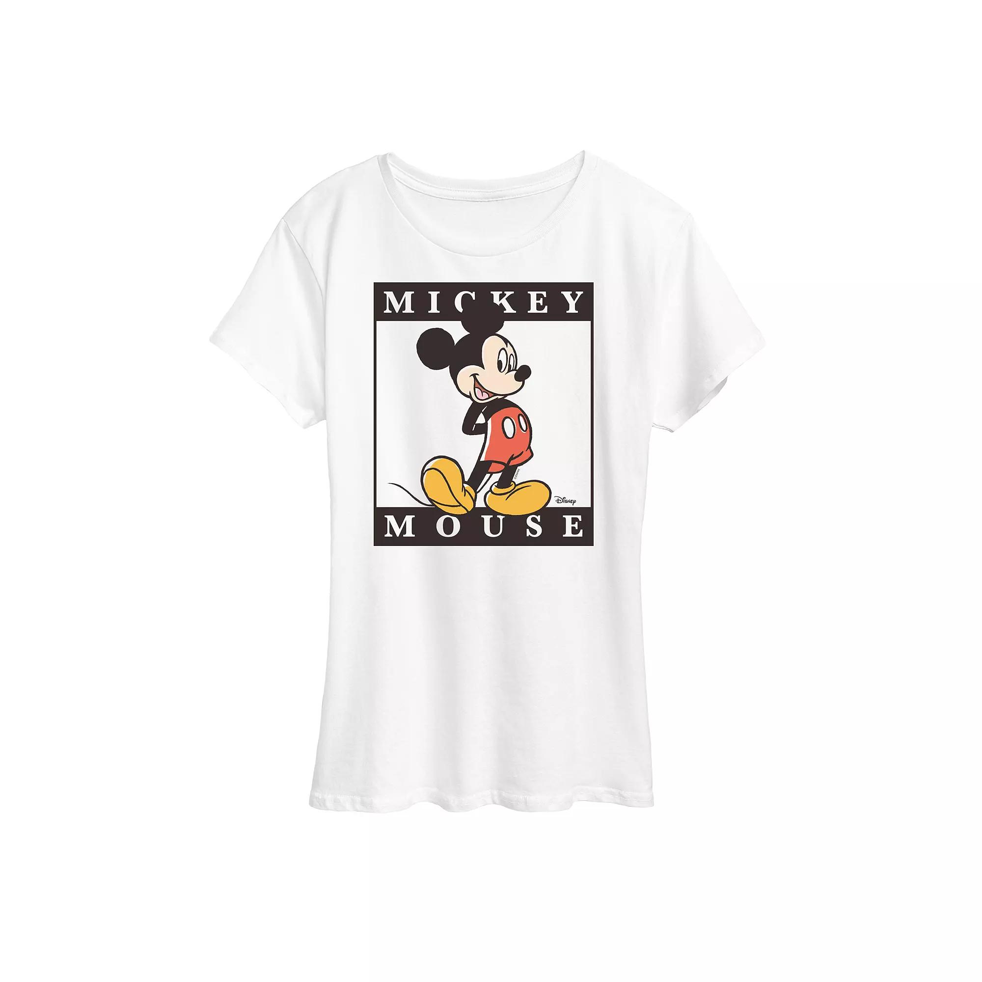Disney's Mickey Mouse Women's Type Block Graphic Tee,  Product Image