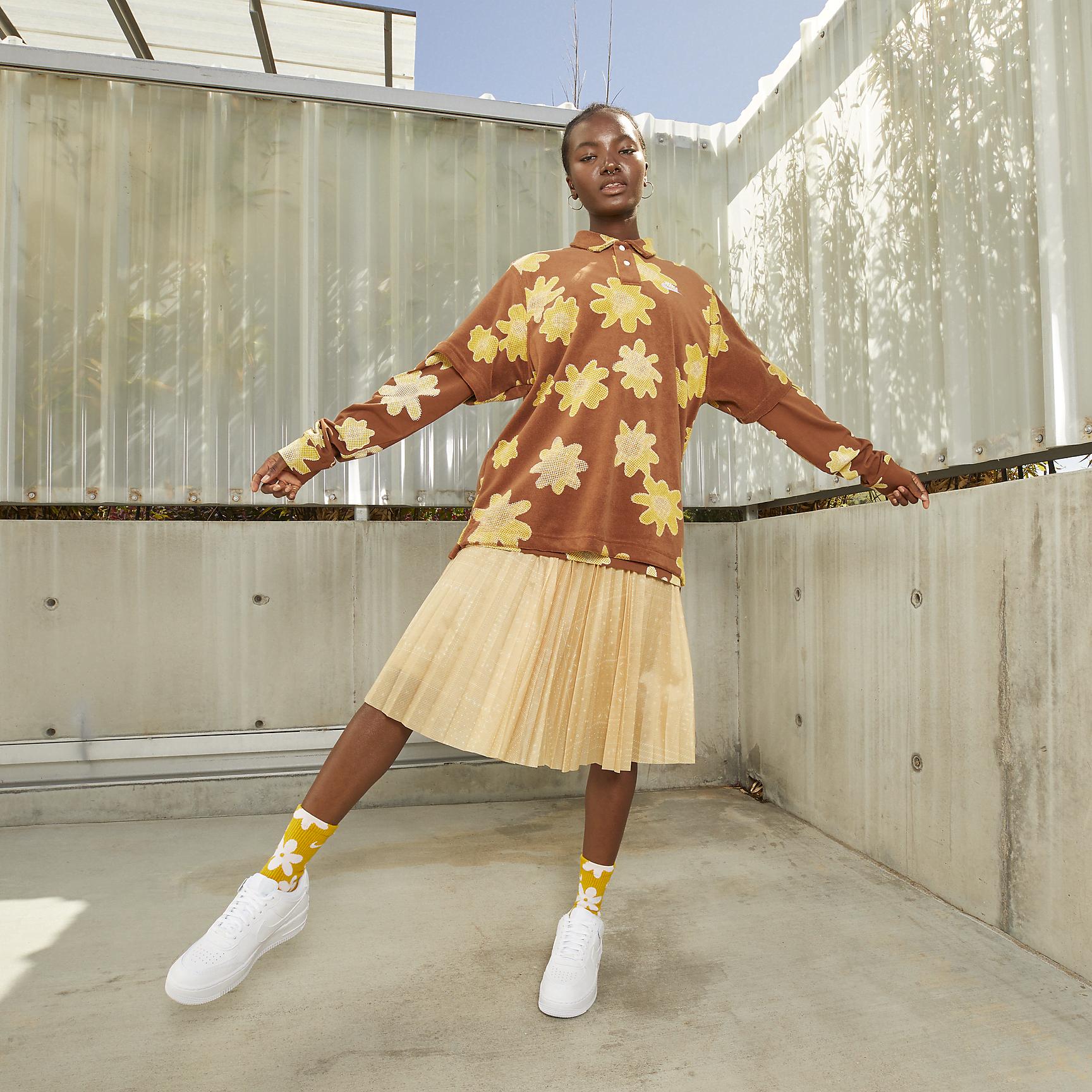 Nike Womens Air Force 1 Shadow Shoes | CI0919-100 Product Image