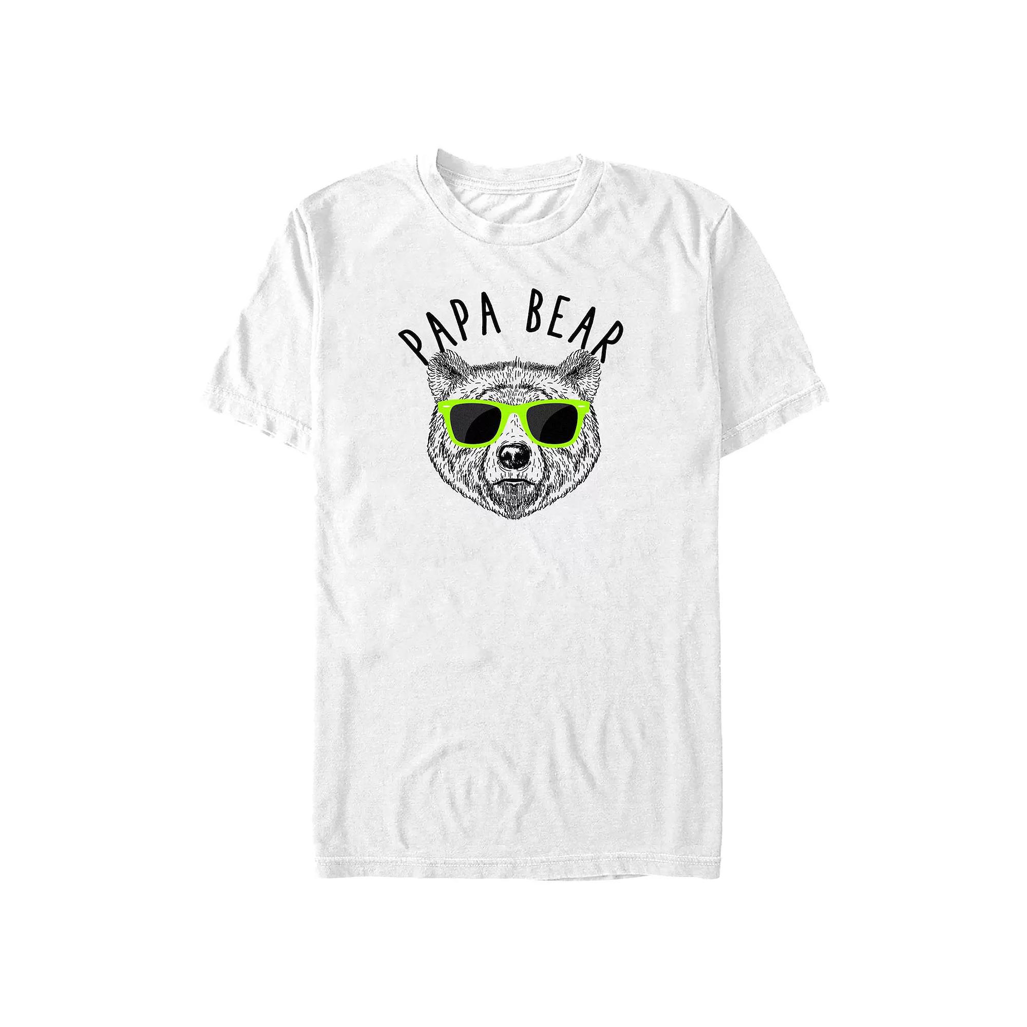 Big & Tall Cool Papa Bear Graphic Tee, Men's,  Product Image