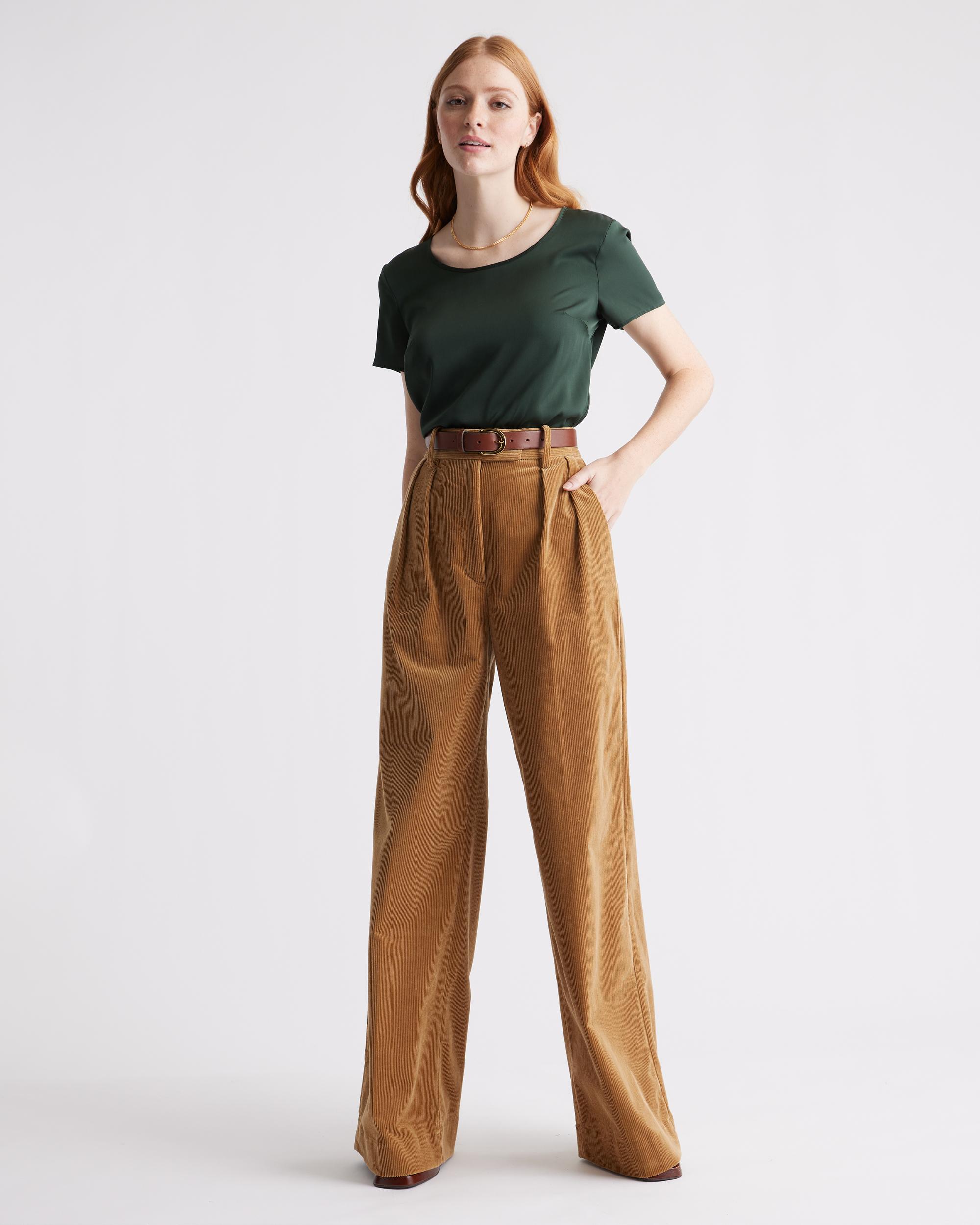 Quince | Women's Washable Stretch Silk T-Shirt Product Image