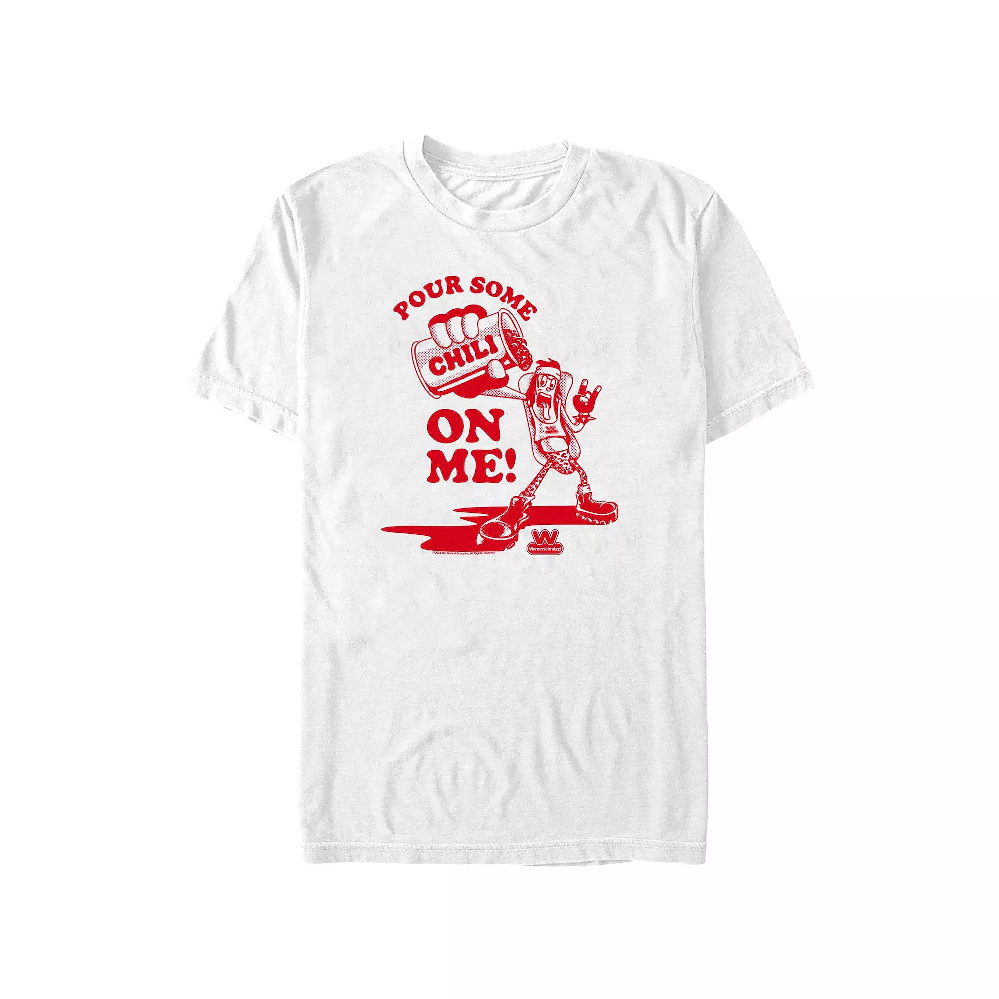 Big & Tall Wienerschnitzel Pour Some Chili On Me Graphic Tee, Men's,  Product Image