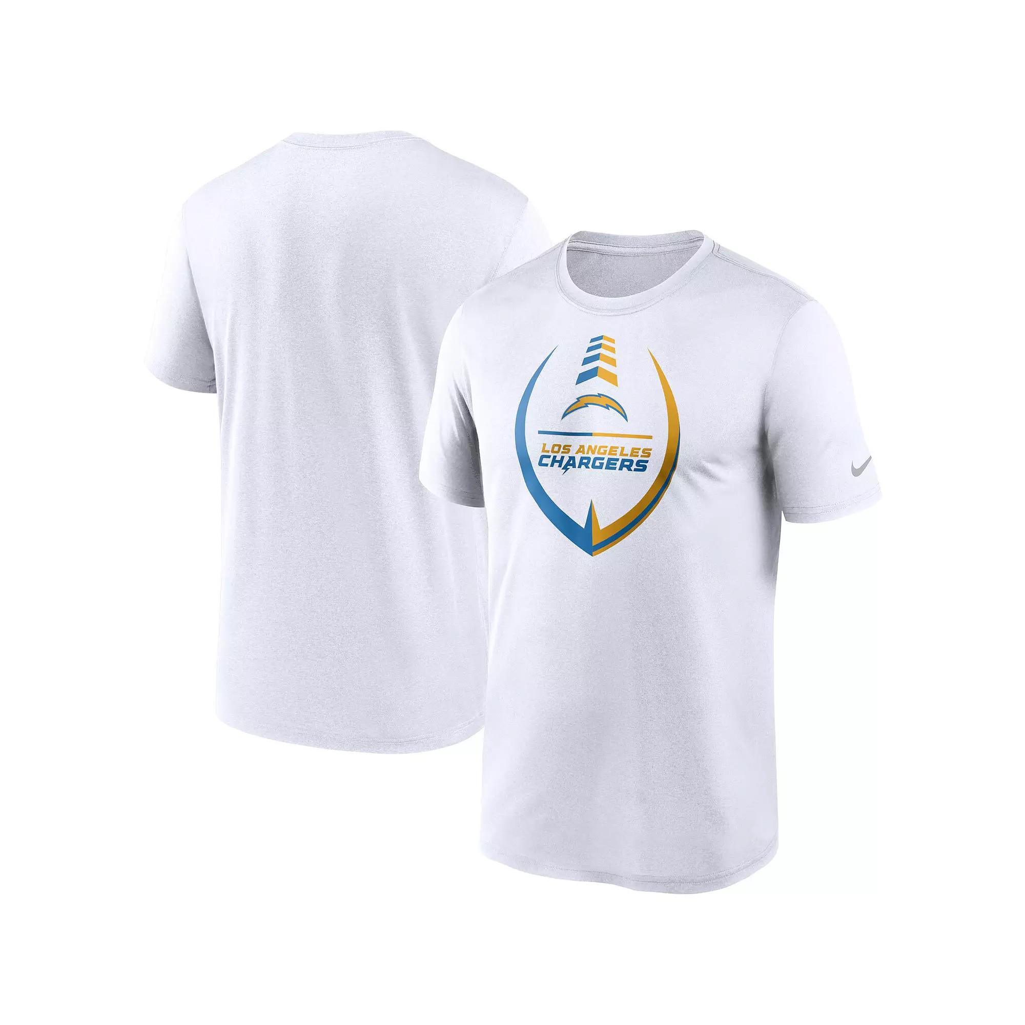 Men's Nike White Los Angeles Chargers Icon Legend Performance T-Shirt,  Product Image
