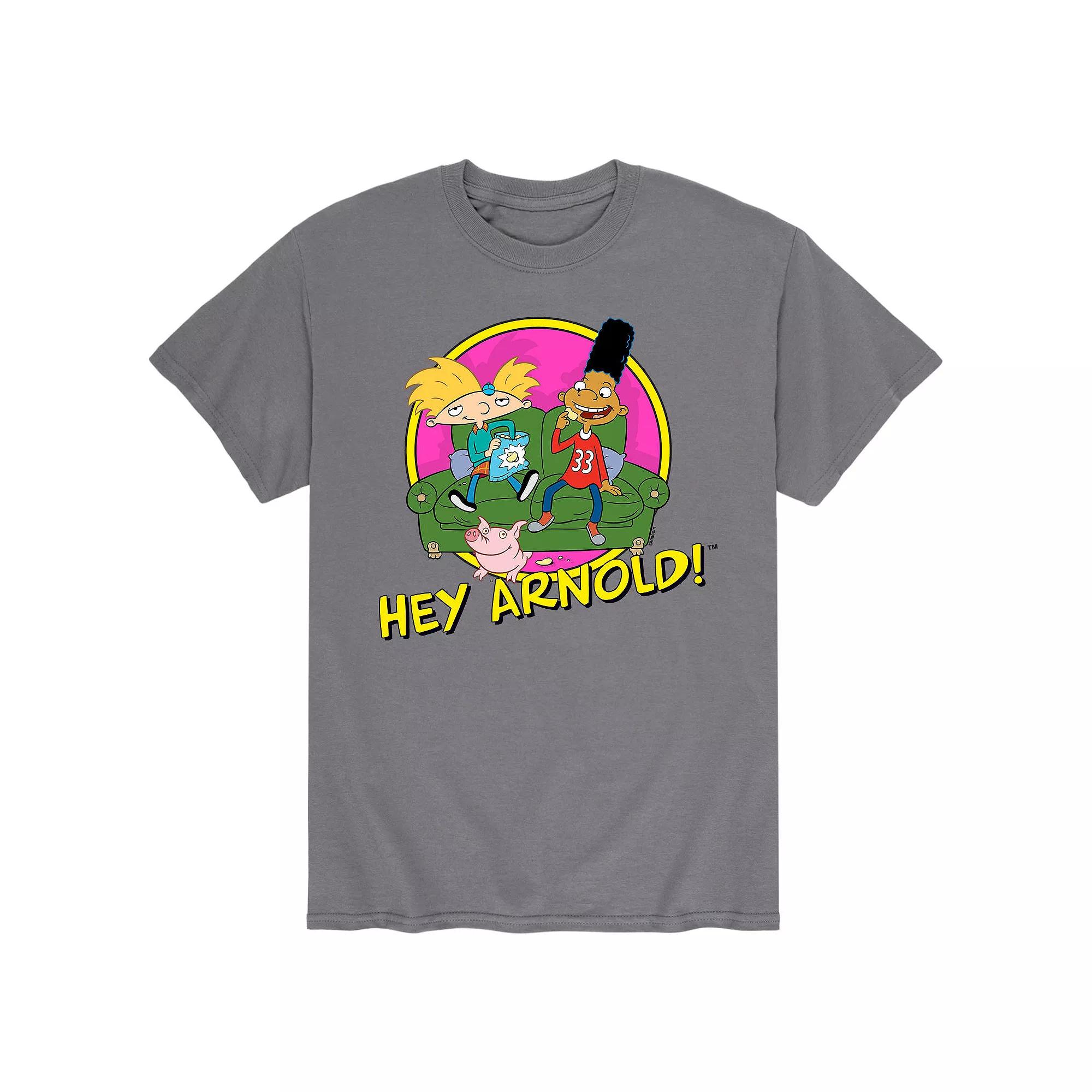 Men's Hey Arnold! Circle Couch Tee,  Product Image