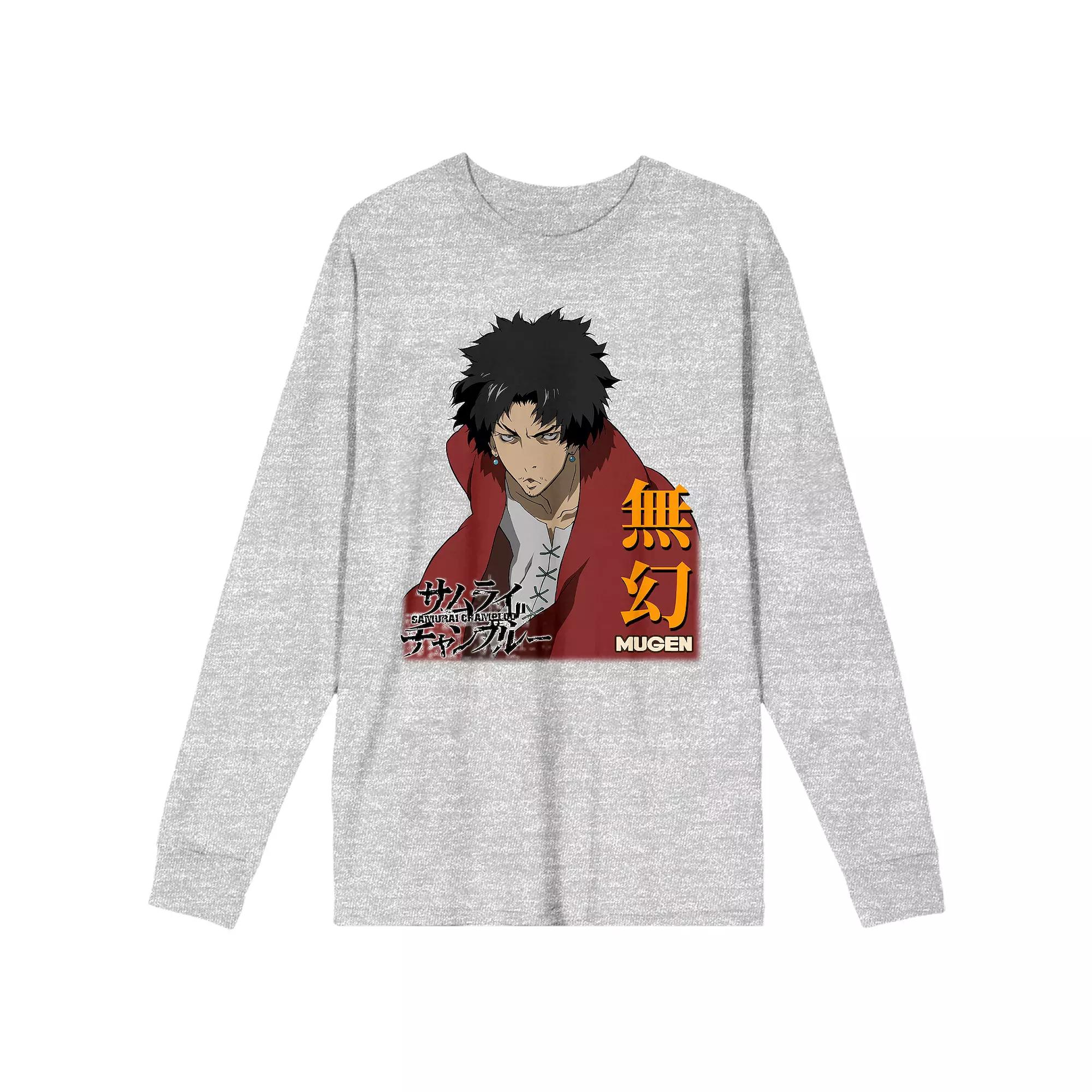 Men's Samurai Champloo Mugen Long Sleeve Tee,  Product Image