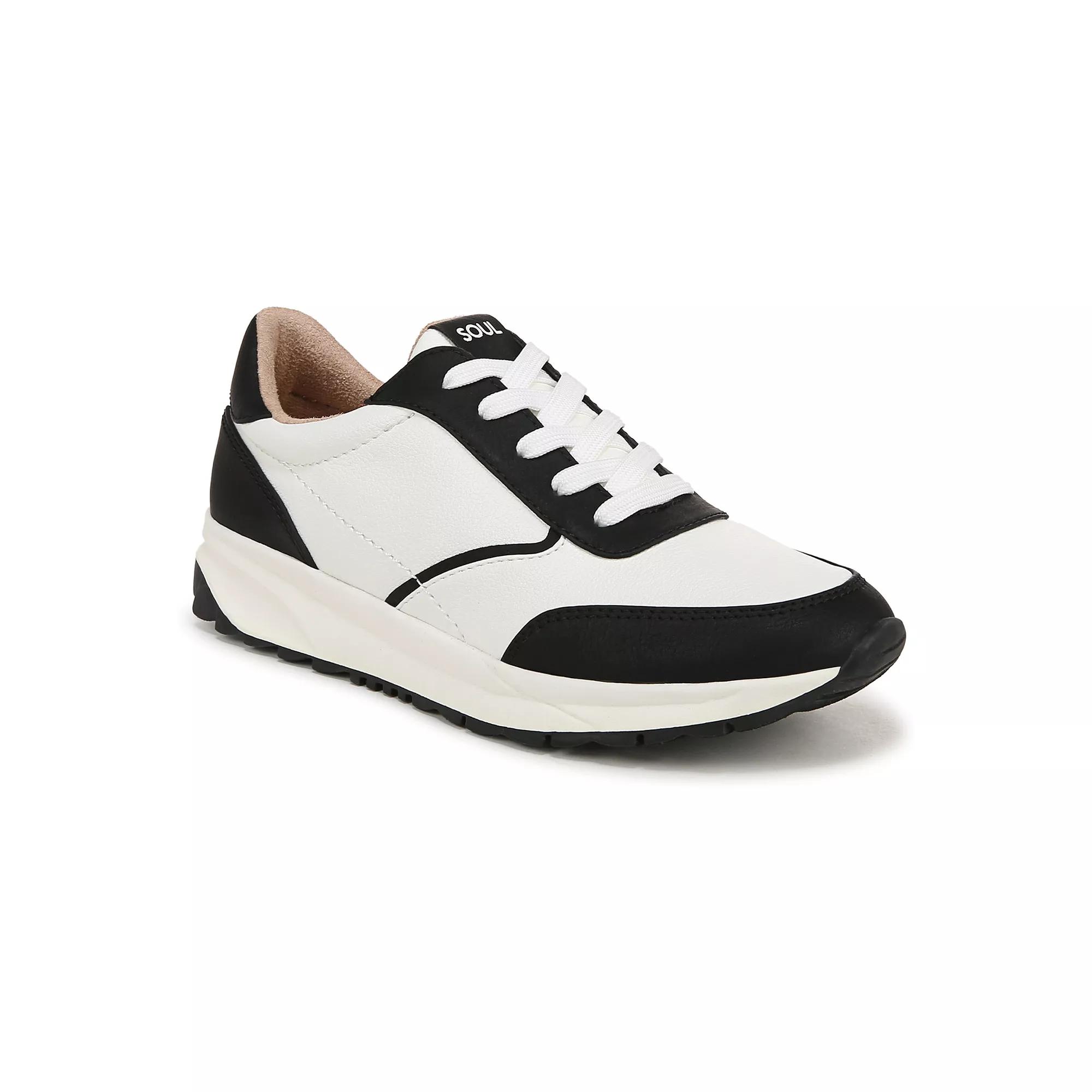 SOUL Naturalizer Jackson Women's Sneakers, Size: 9, Black White Product Image