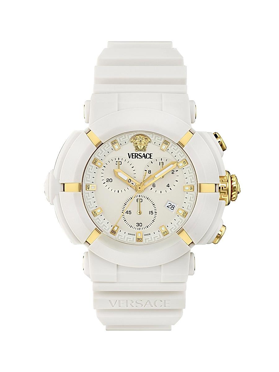 Mens Real Active Chrono Ceramic & Stainless Steel Watch/45MM Product Image