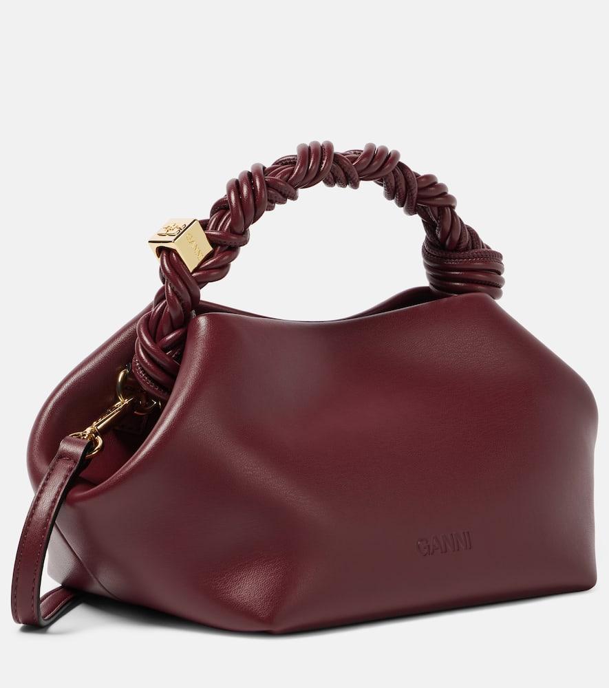 GANNI Bordeaux Mini Bou Handbag In Red Product Image