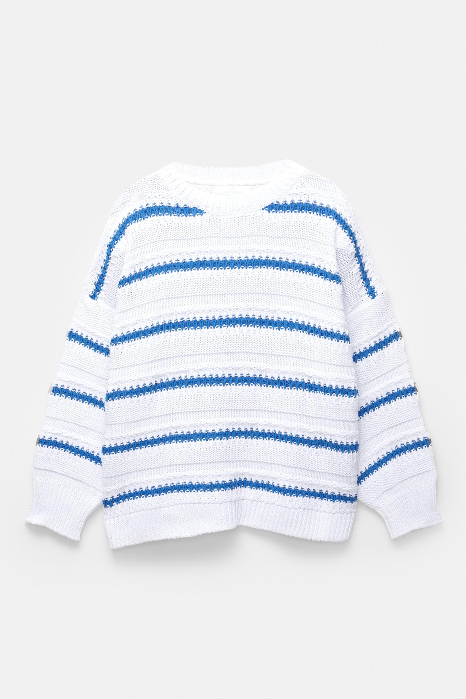 Textured striped sweater Product Image