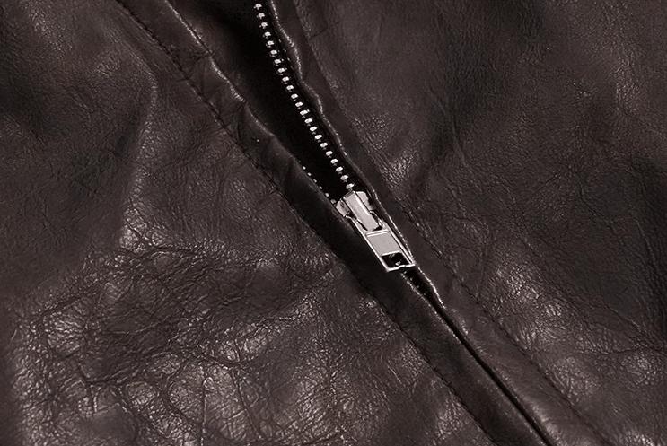 RT No. 11186 ZIP-UP LEATHER JK Product Image
