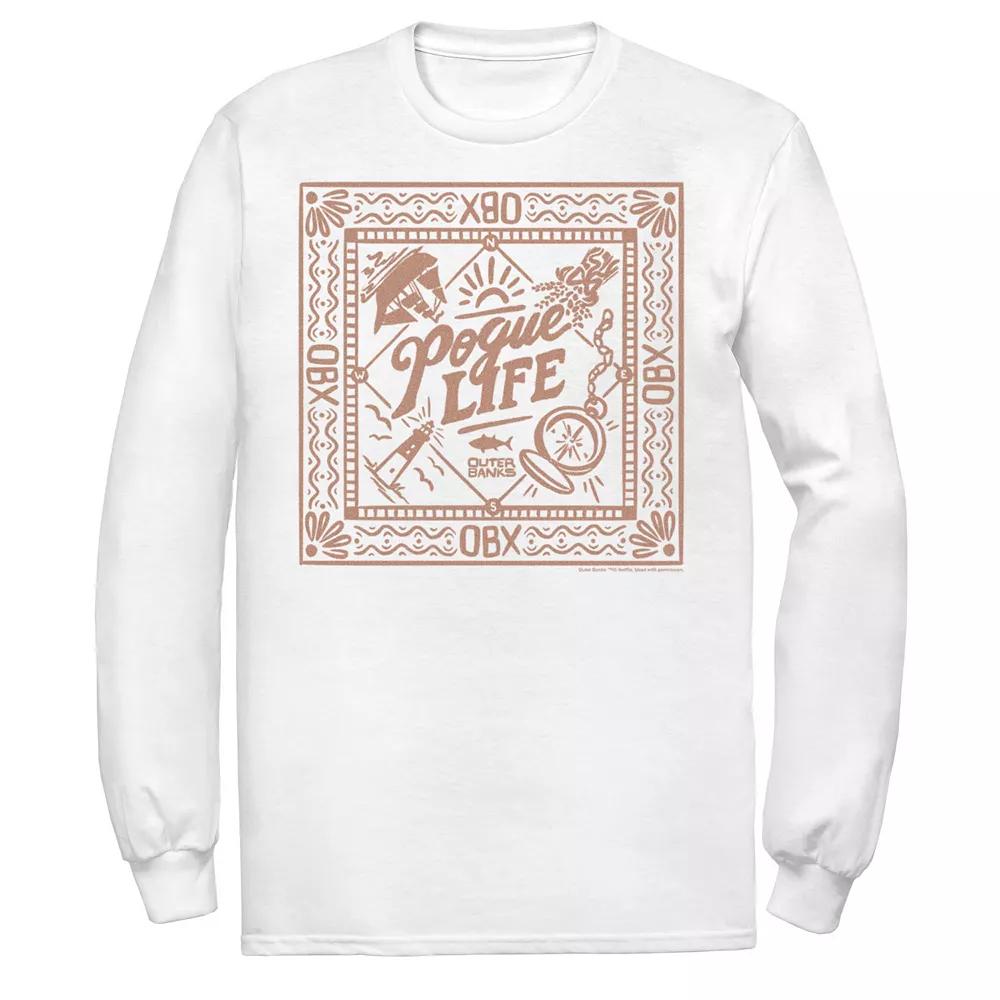 Men's Outer Banks Pogue Life Bordered Logo Tee, Boy's,  Product Image