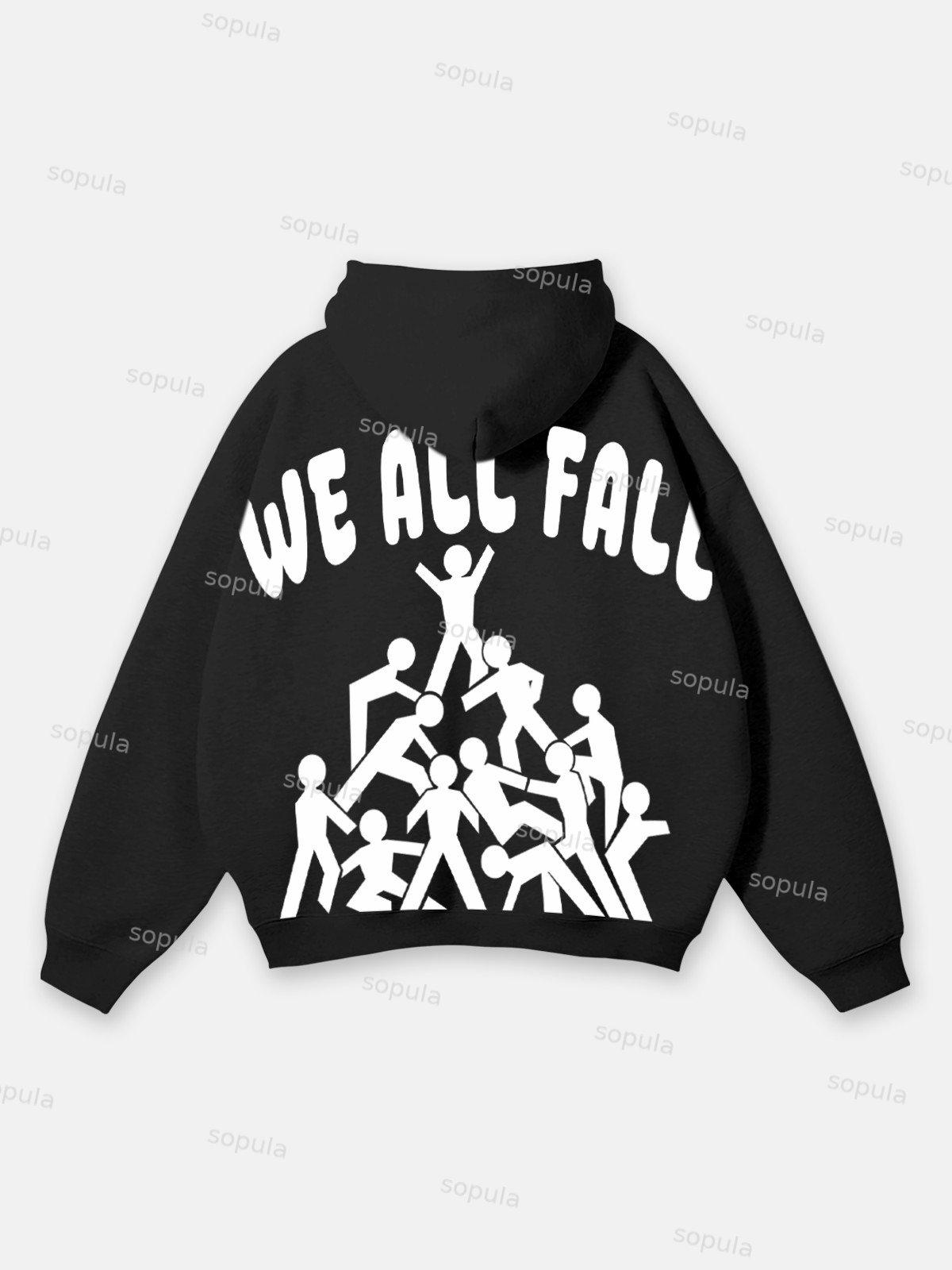 Sopula Fallen Desire Graphic Hoodie Product Image