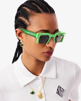 Runway Acetate Rectangle Glasses Product Image