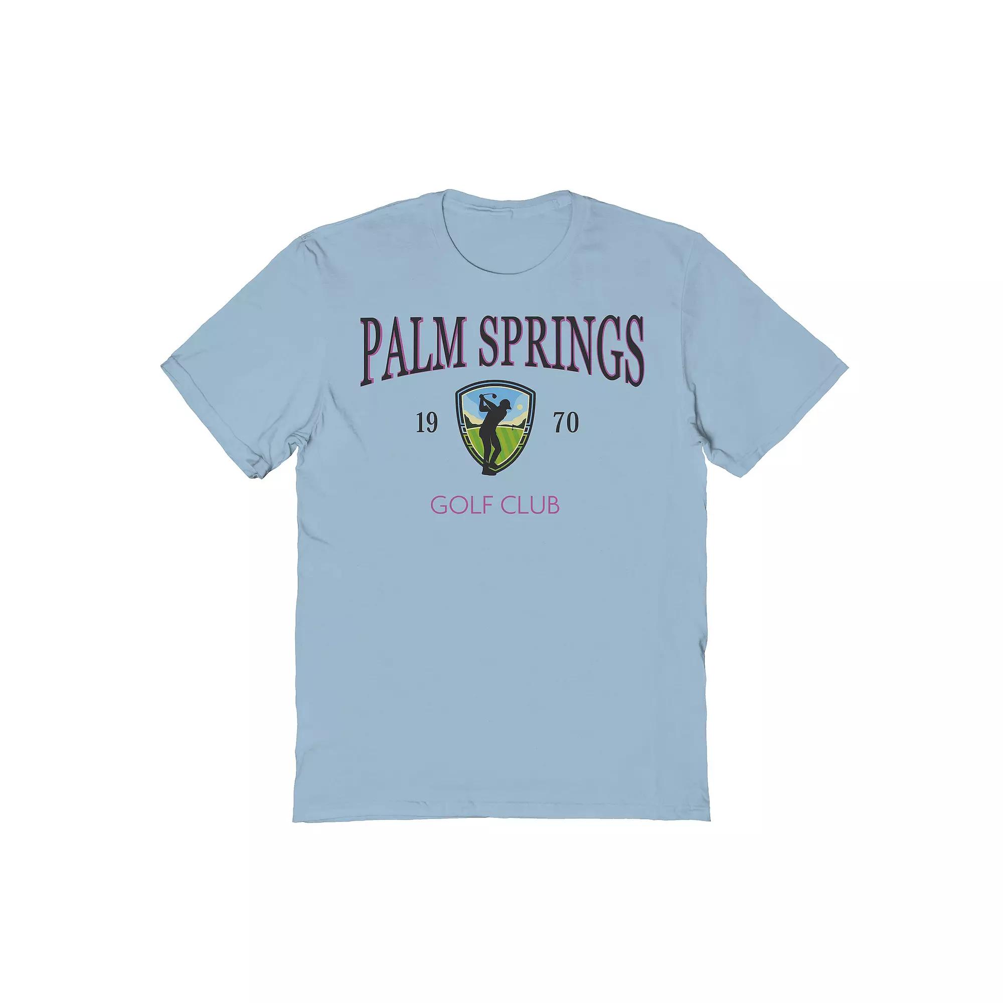 Men's Americana Collection Palm Springs Golf Club Tee, Size: Medium, Blue Product Image