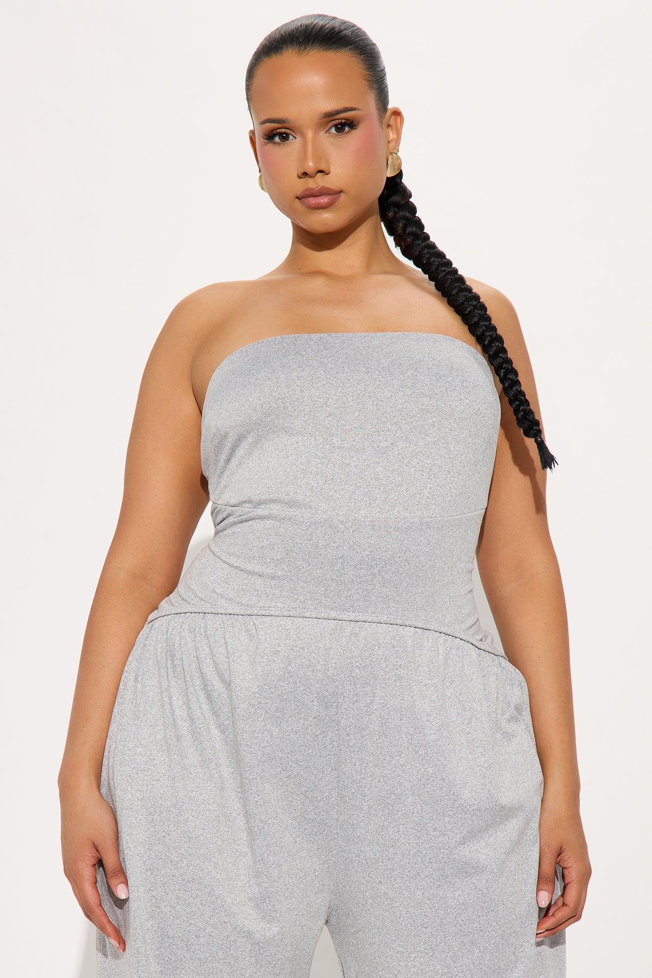 Jasmine Jumpsuit - Heather Grey Product Image