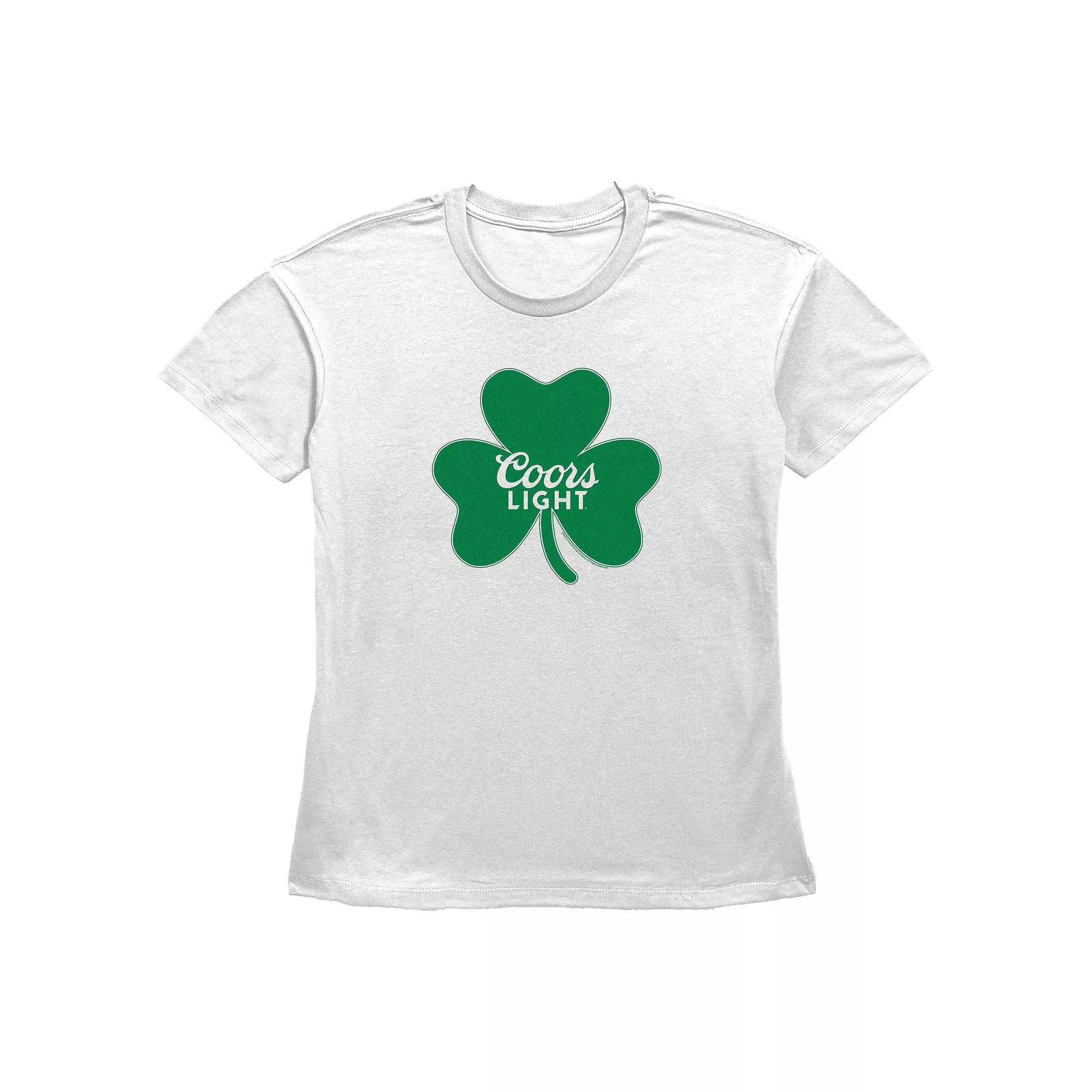 Women's Coors Light Shamrock Logo Graphic Tee,  Product Image