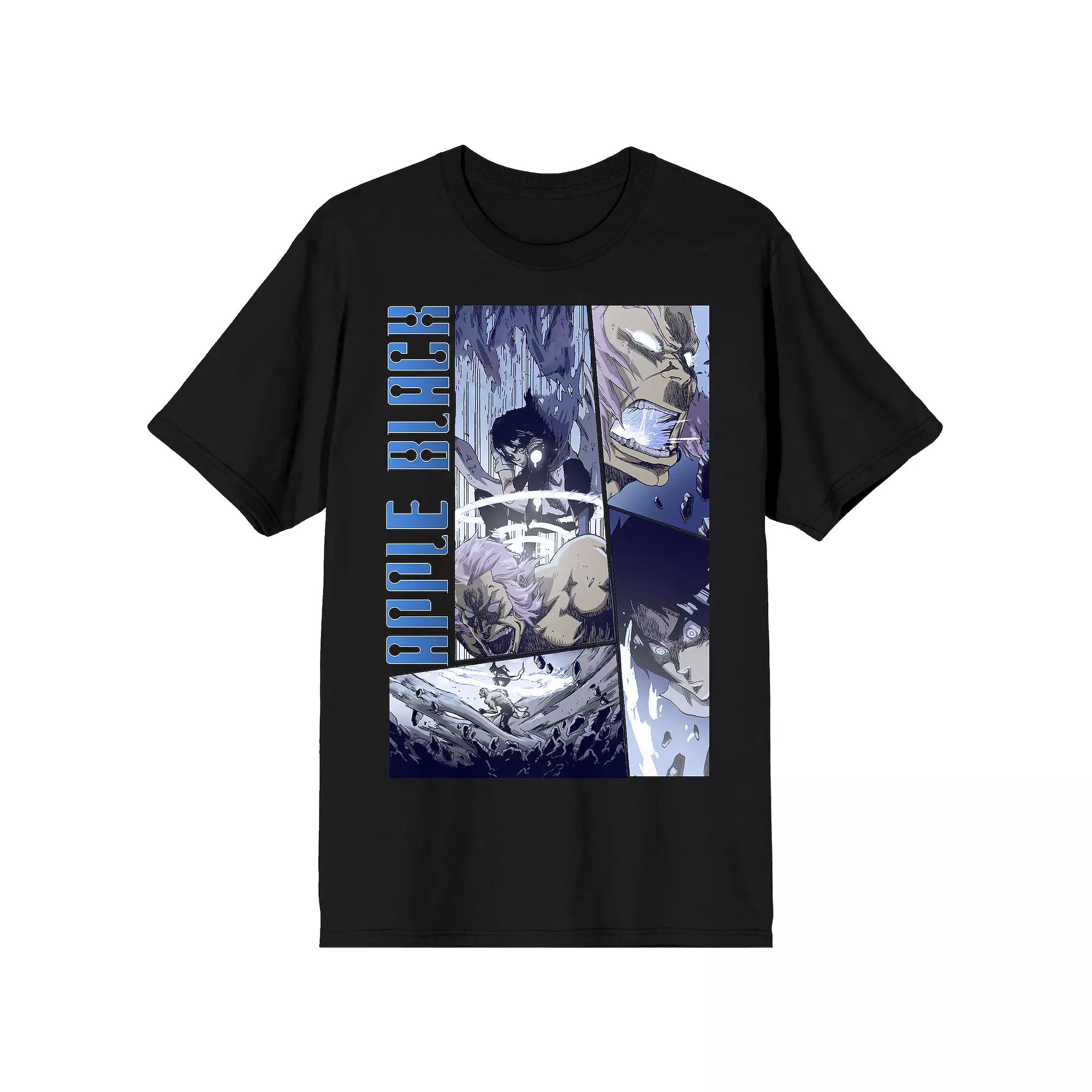 Men's Apple Black Graphic Tee,  Product Image