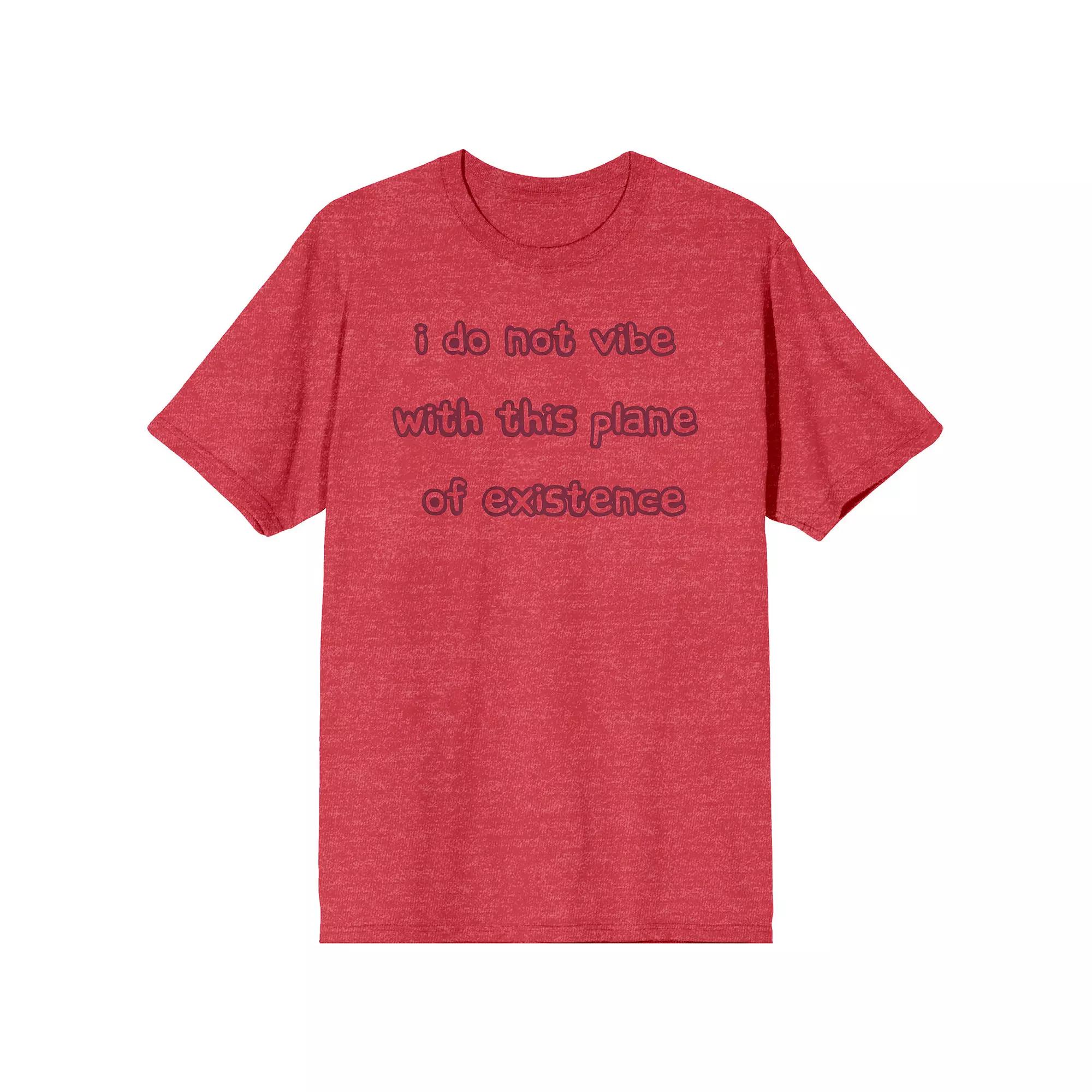 Men's I Do Not Vibe With This Plan Tee, Size: XXL, Red Product Image