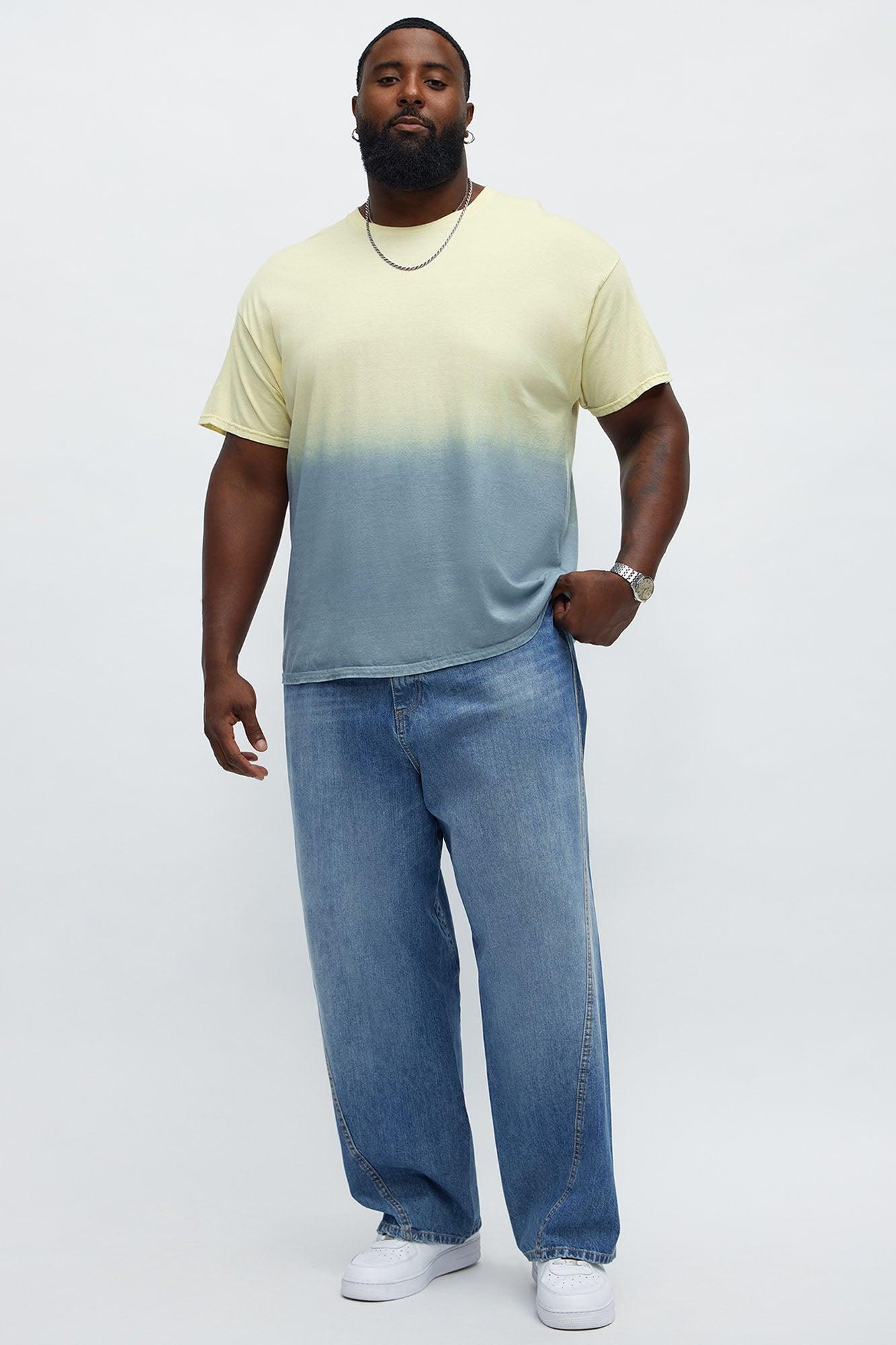 Ombre Wash Tee - Yellow/combo Male Product Image