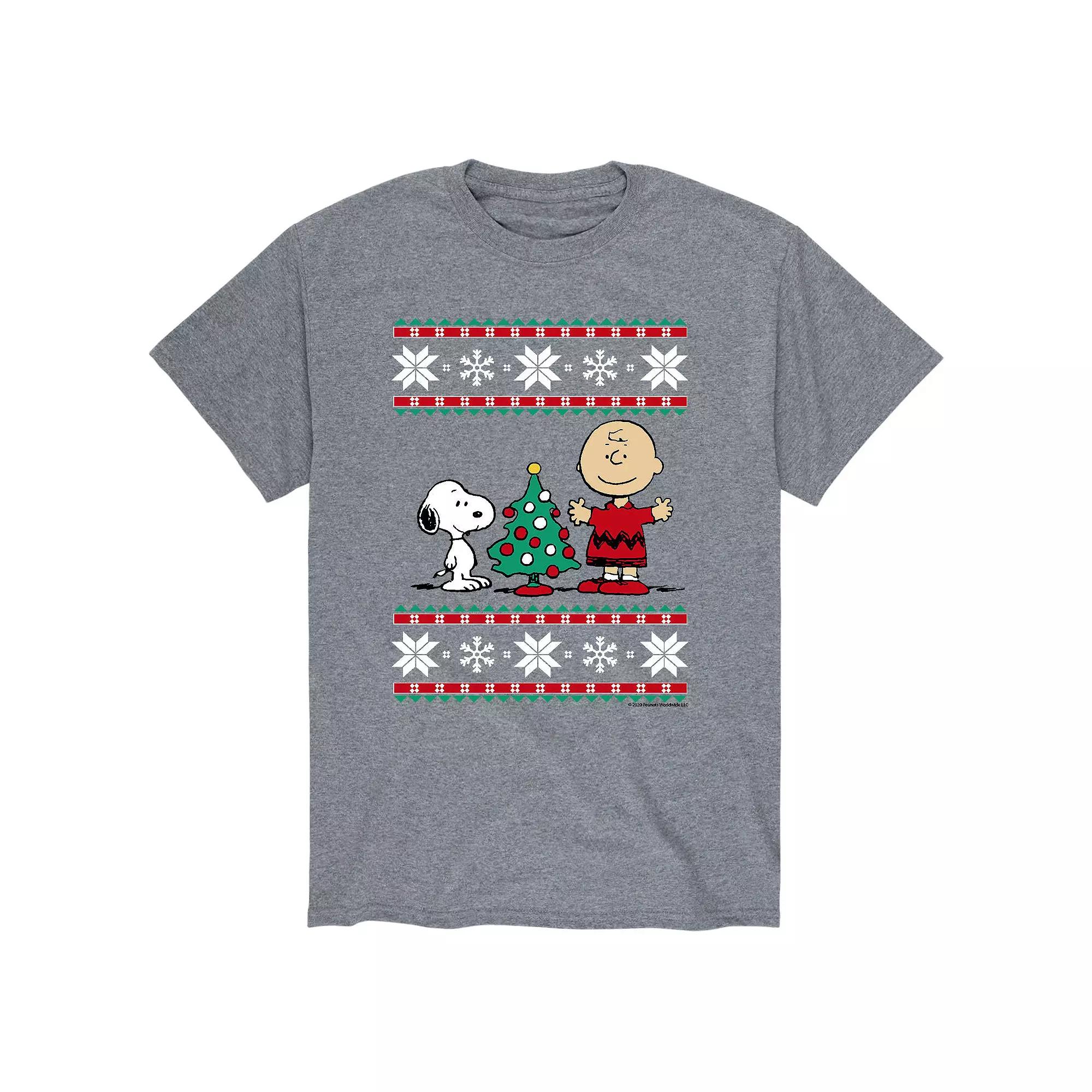 Men's Peanuts Snoppy Charlie Tee,  Product Image