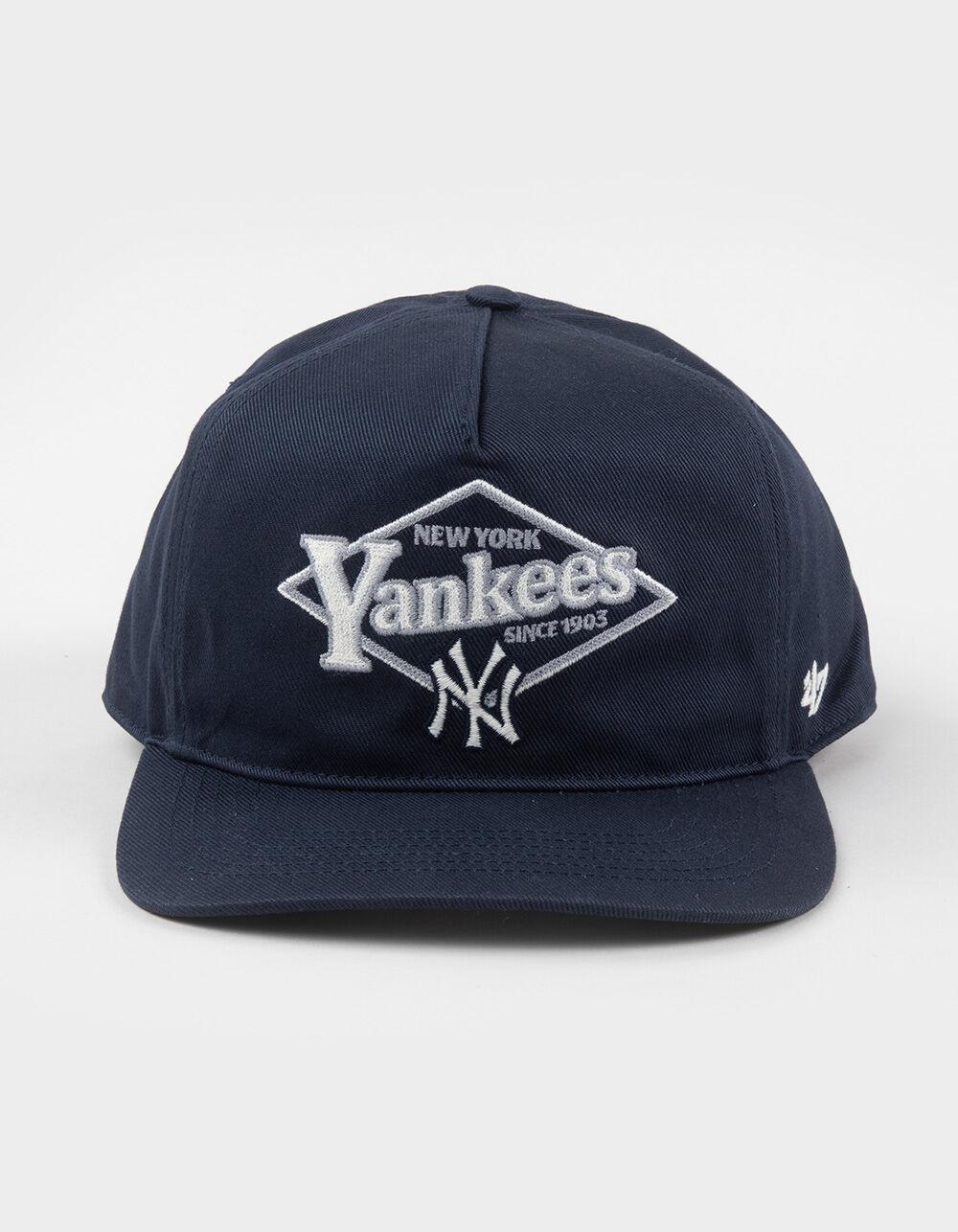 47 BRAND New York Yankees Golden Diamond '47 Hitch Snapback Hat - NAVY COMBO Product Image