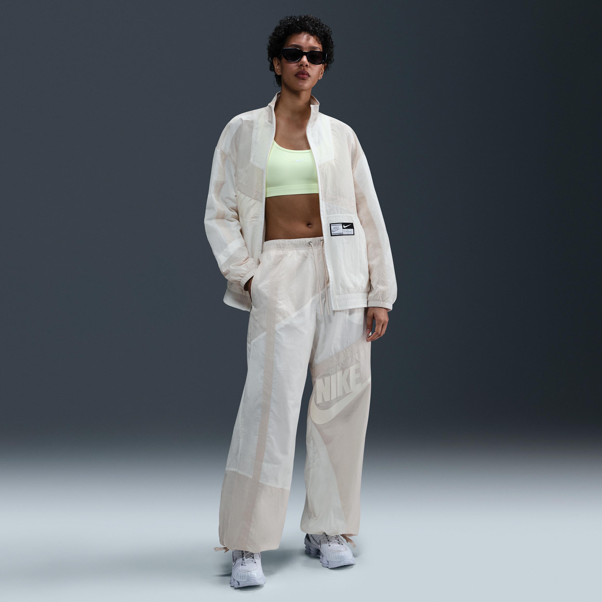 Womens Nike Sportswear Oversized Woven Jacket | HJ0176-133 Product Image