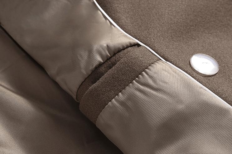 RT No. 6156 BROWN WOOLEN TRENCH COAT Product Image